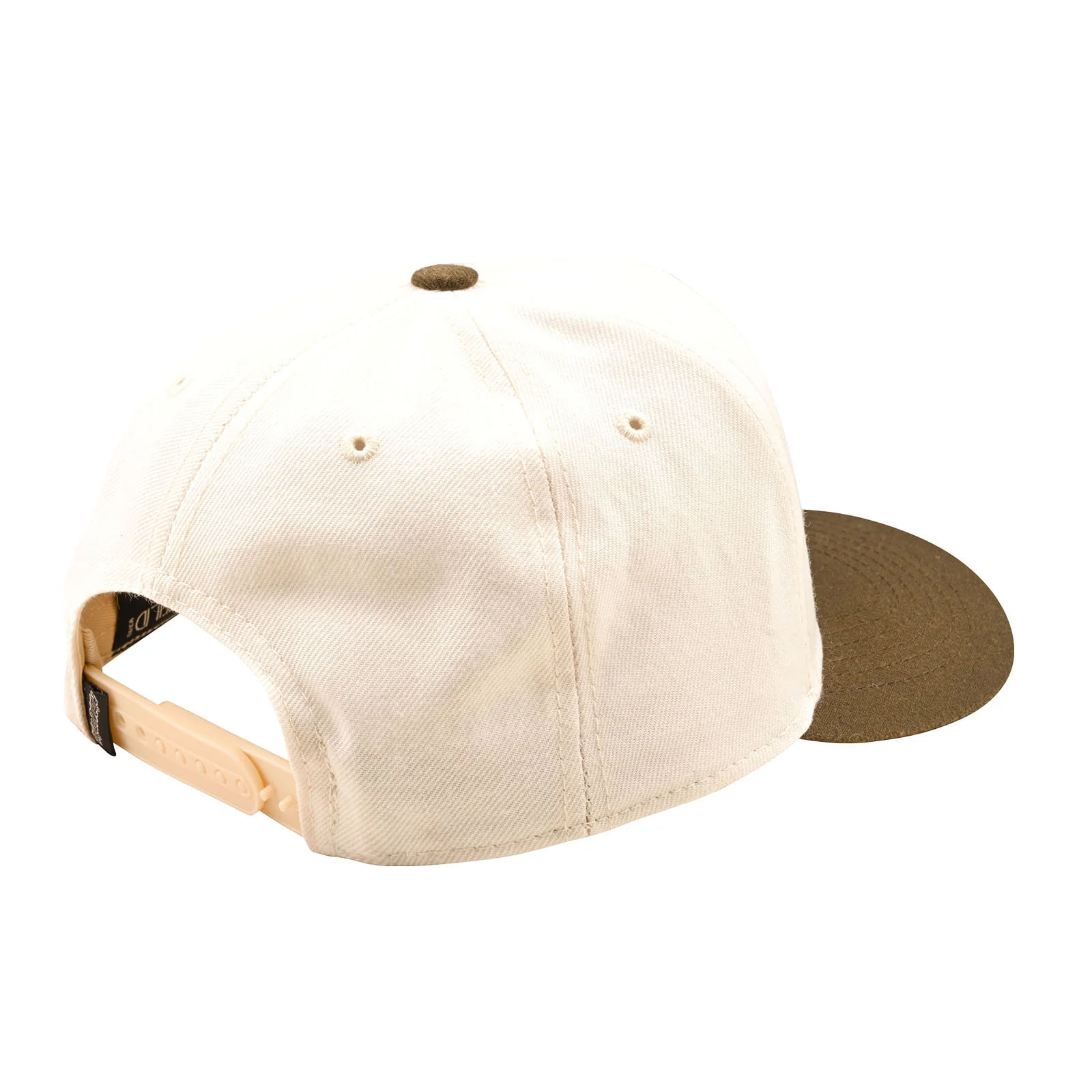 Troy-Lee-Designs-Curved-Bill-Snapback-Stamp-Hat-Vintage-White---Olive