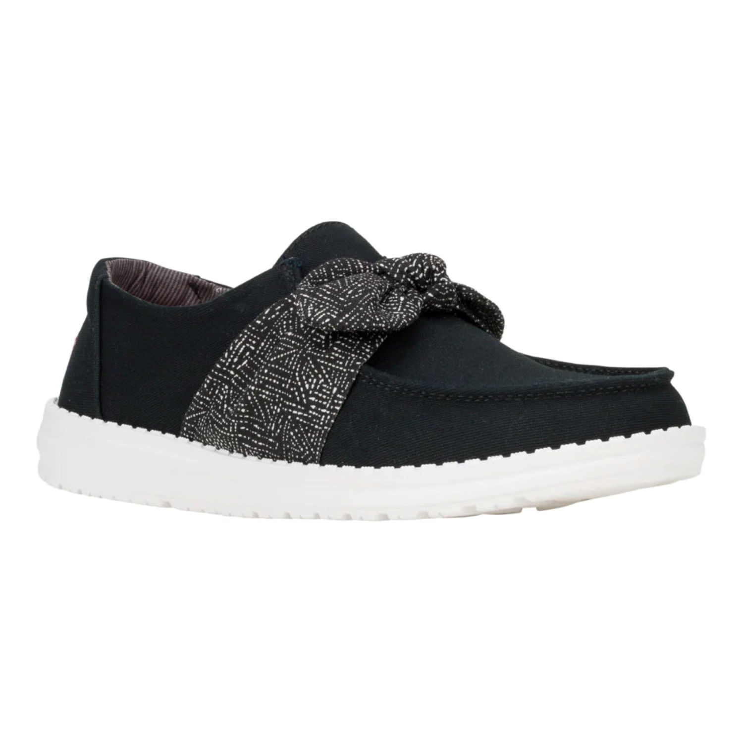 Hey-Dude-Wendy-Bow-Essentials-Shoe---Youth-Black