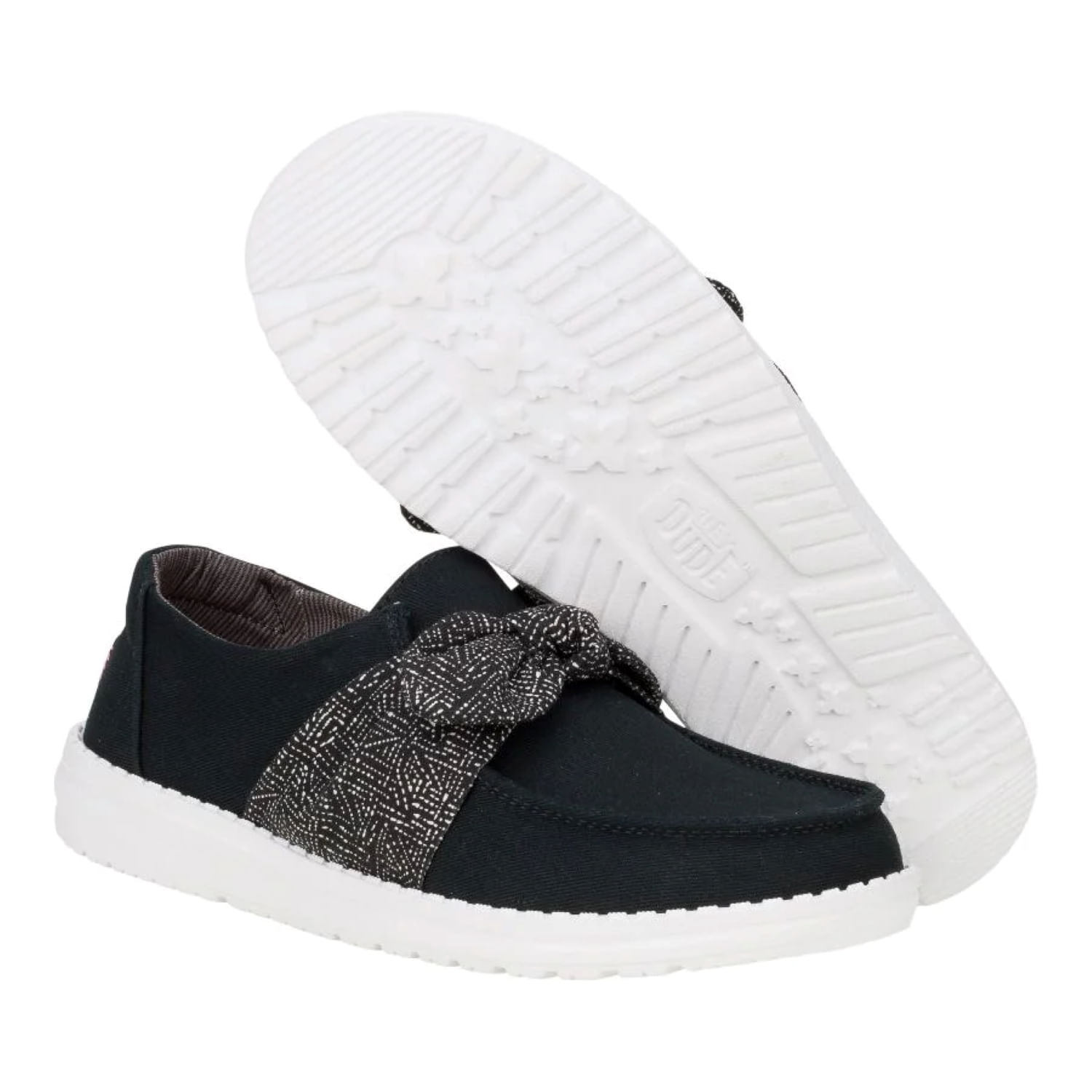 Hey-Dude-Wendy-Bow-Essentials-Shoe---Youth-Black