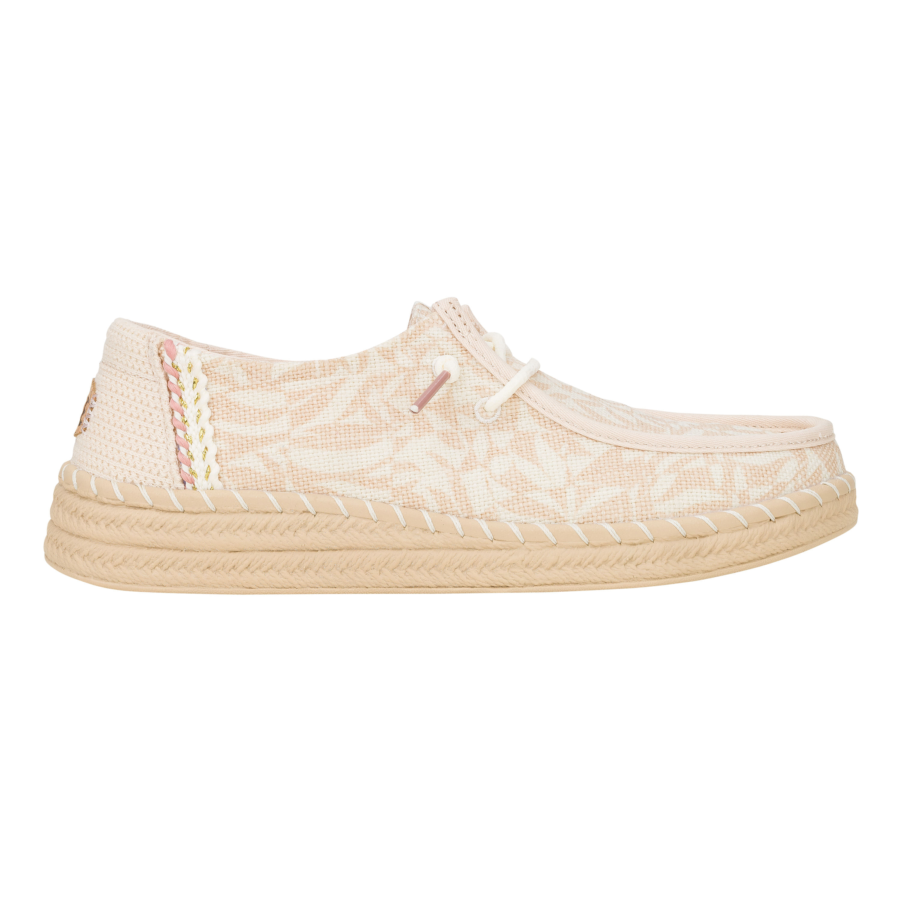 Hey-Dude-Wendy-Espadrlle-Retro-Palm-Shoe---Women-s-Pale-Pink---White