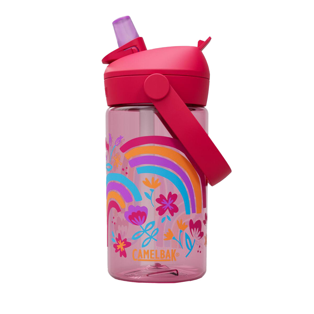 CamelBak-Thrive-Flip-Straw-Bottle-with-Tritan-Renew---Kids--Rainbow-Floral