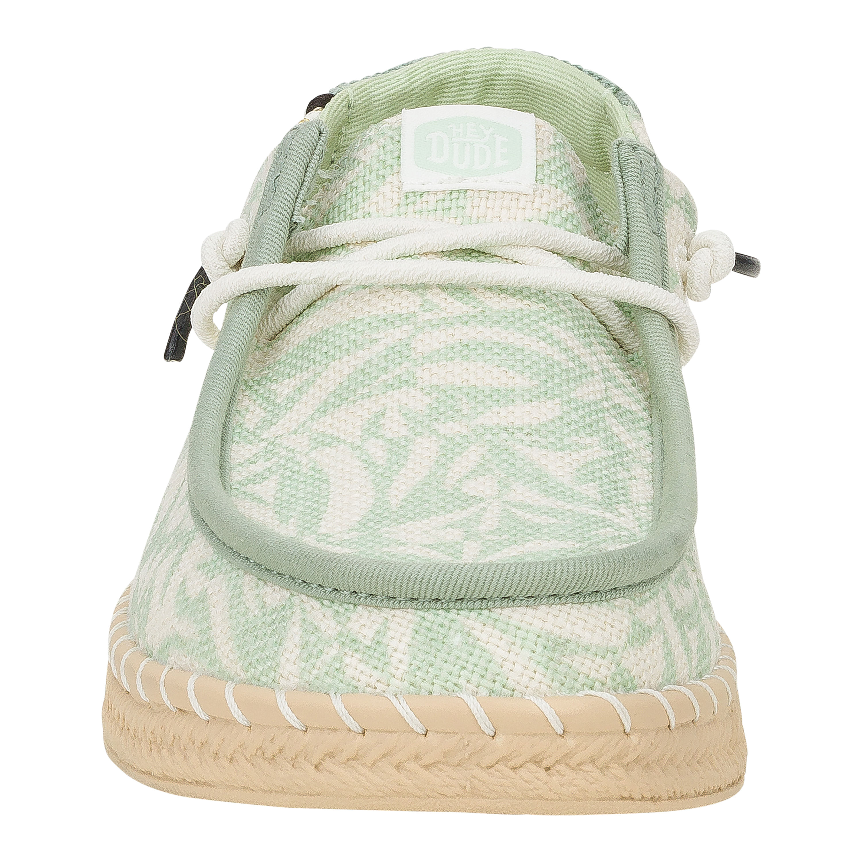 Hey-Dude-Wendy-Espadrlle-Retro-Palm-Shoe---Women-s-Celadon-Green---White
