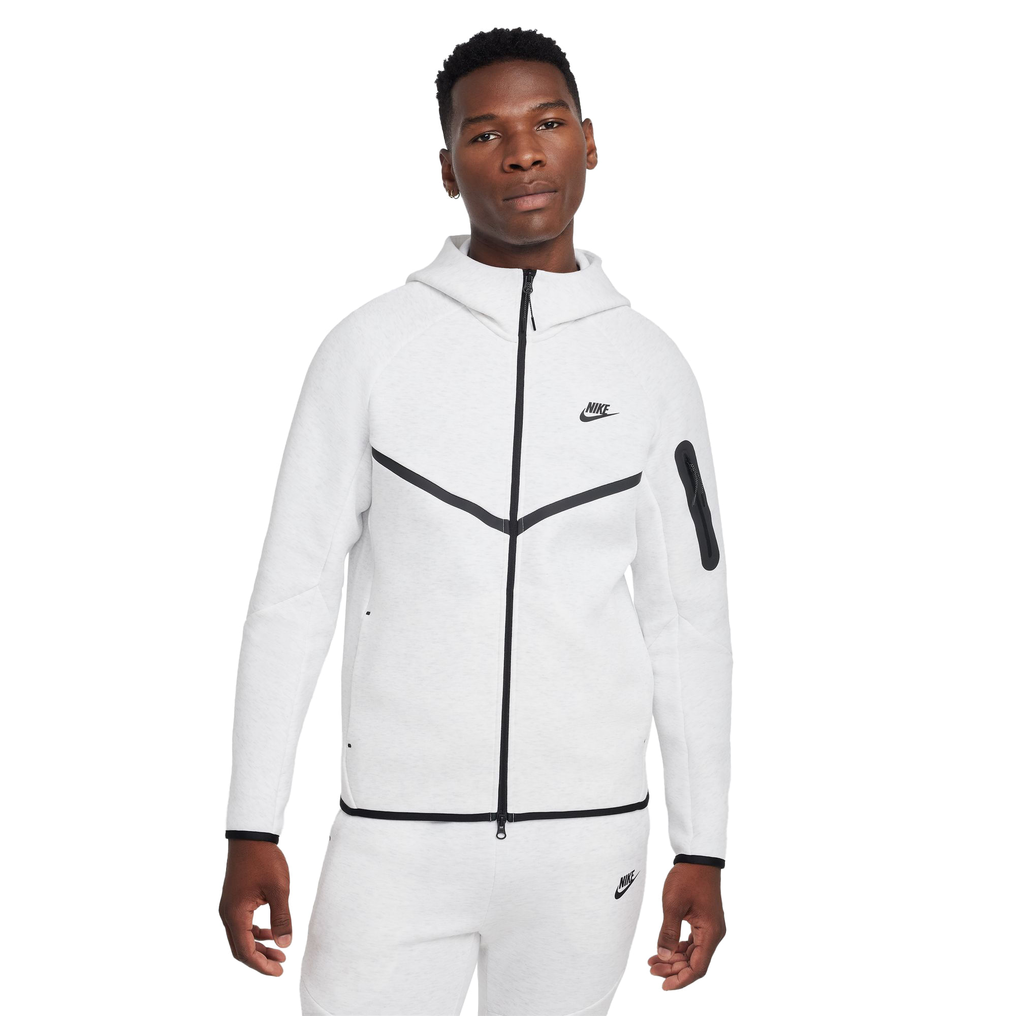 Nike-Tech-Full-Zip-Windrunner-Hoodie---Men-s-Birch-Heather---Black