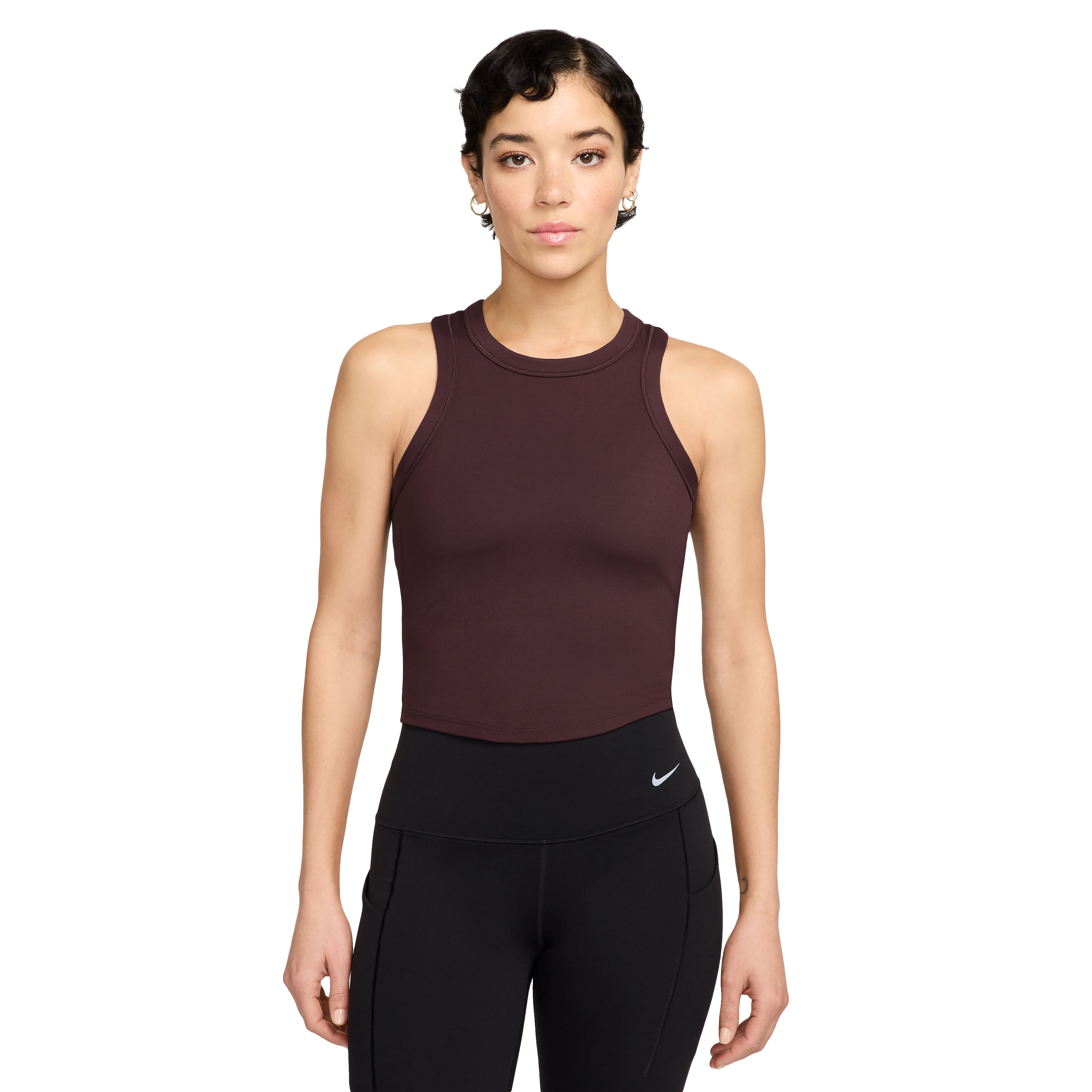 Nike-One-Fitted-Dri-FIT-Cropped-Tank-Top---Women-s-Burgundy-Crush