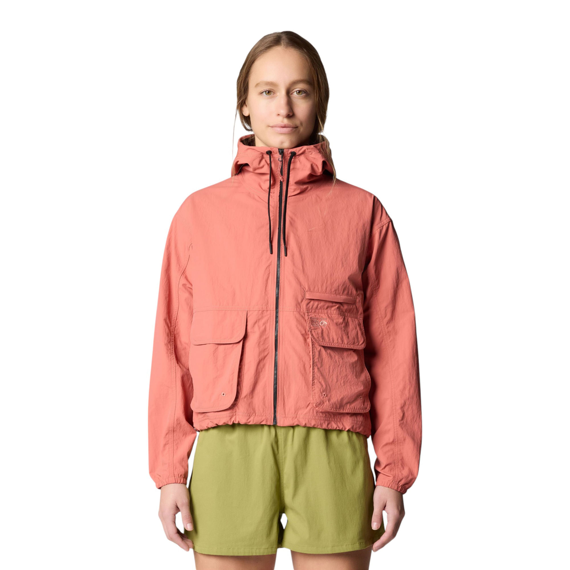 Mountain Hardwear Womens Polartec Double Brushed Full Zip Jacket (Blac