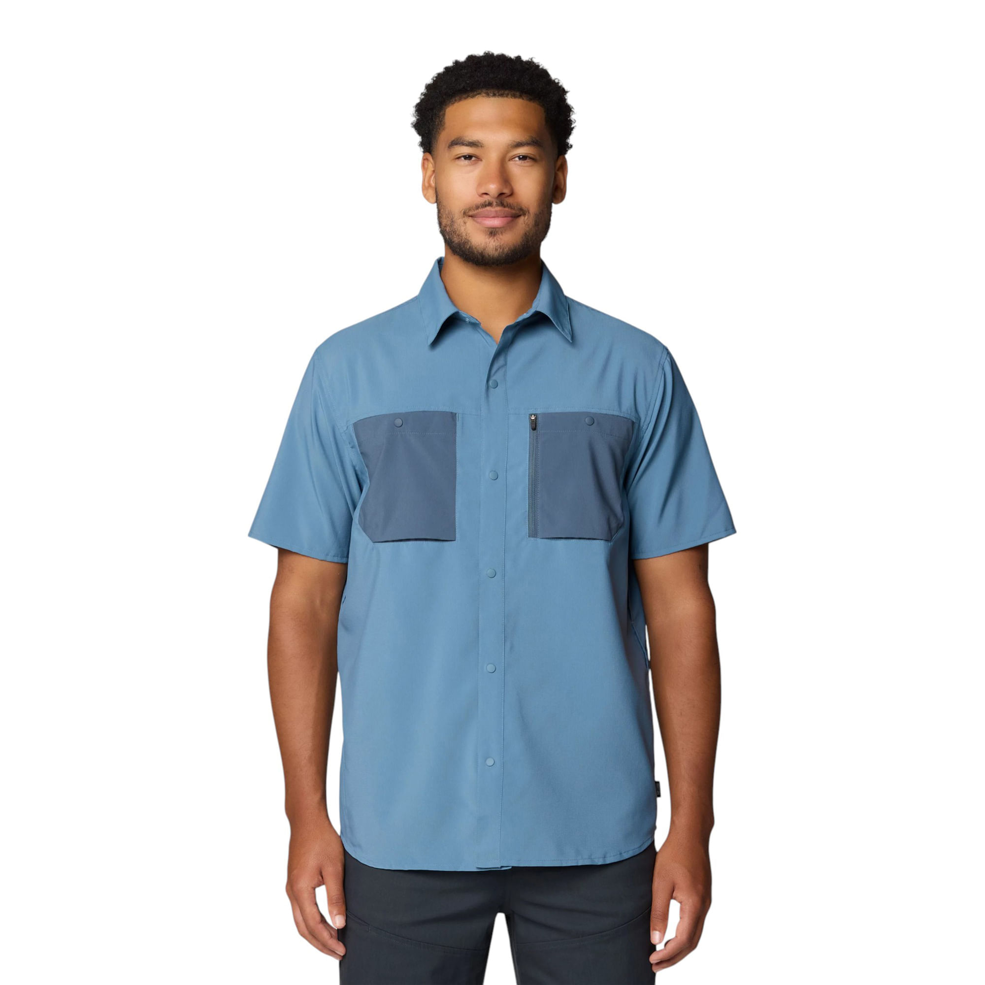 Mountain-Hardwear-Trail-Sender-Short-Sleeve-Shirt---Men-s-Adriatic-Blue-Moon-Blue