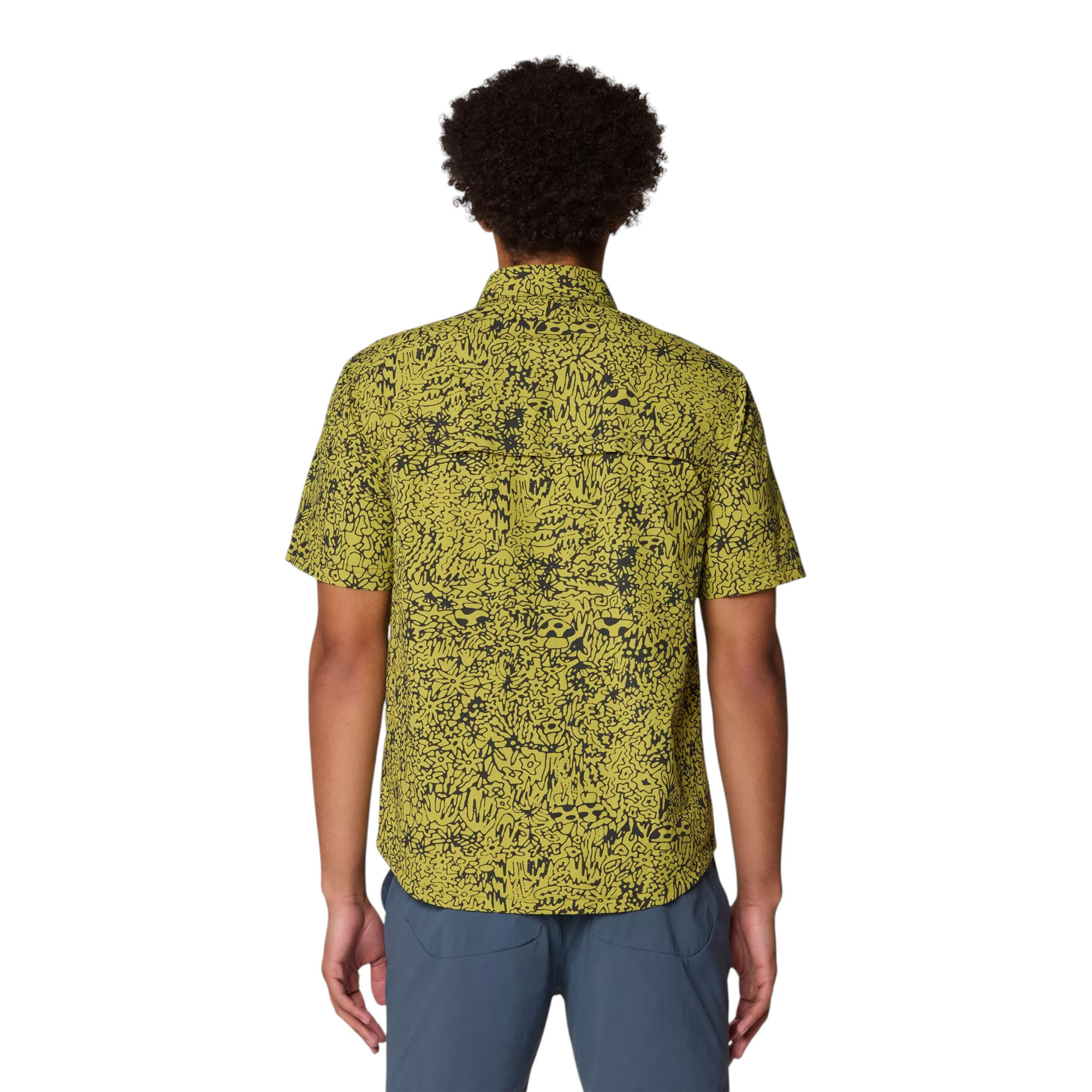 Mountain-Hardwear-Stryder-Short-Sleeve-Shirt---Men-s-Moon-Moss-Forager-Print