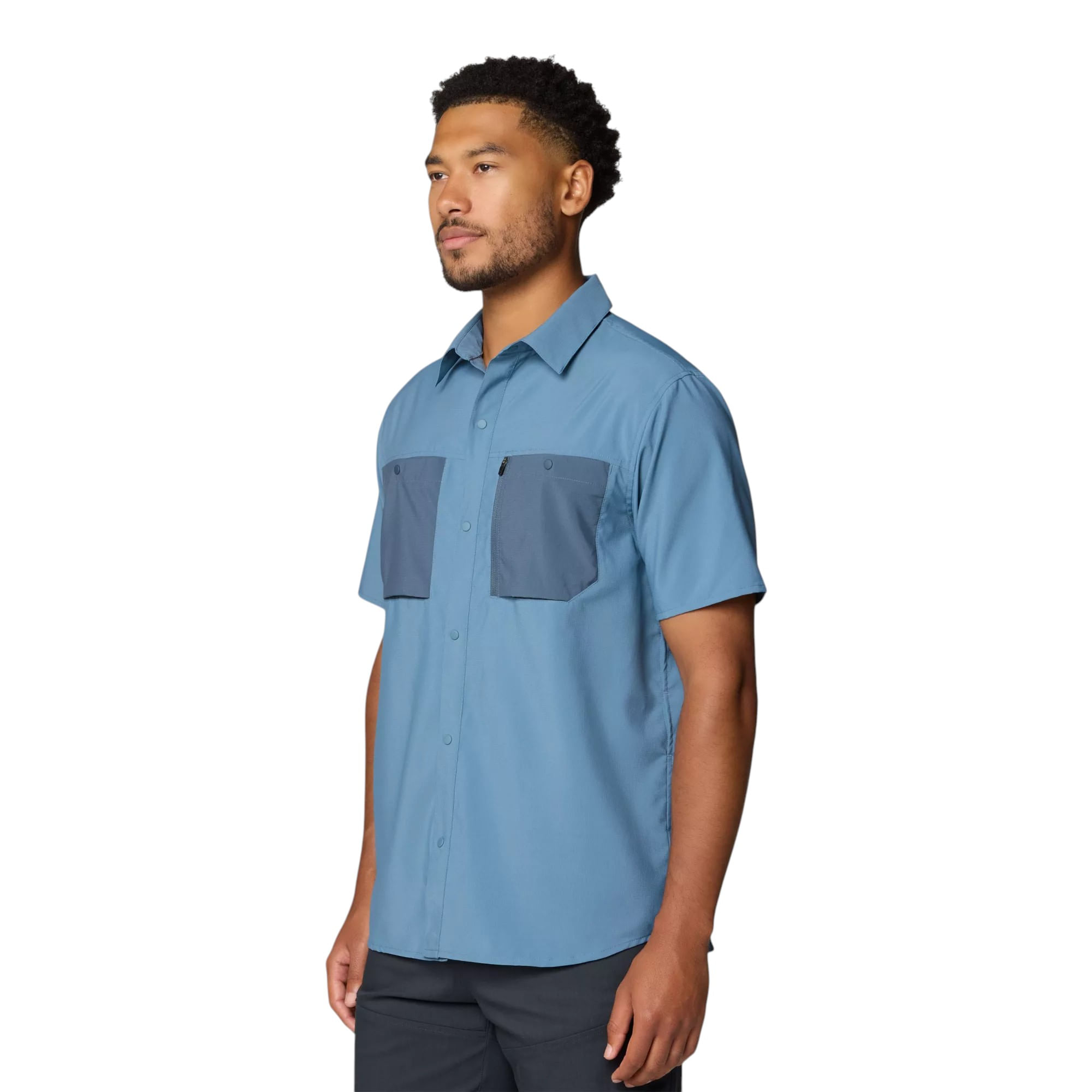 Mountain-Hardwear-Trail-Sender-Short-Sleeve-Shirt---Men-s-Adriatic-Blue-Moon-Blue