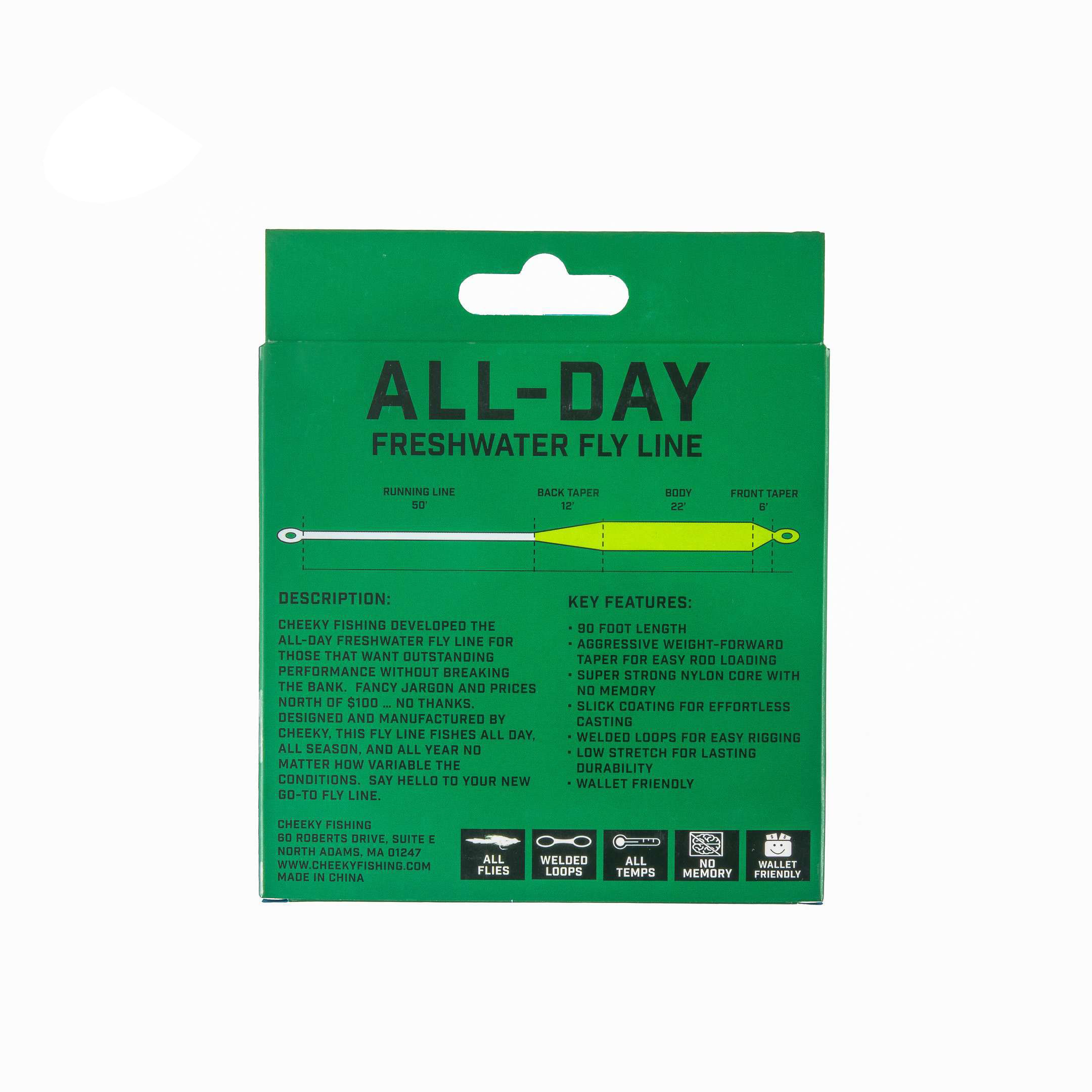 Cheeky-All-Day-Freshwater-Fly-Line-Mint-Stone