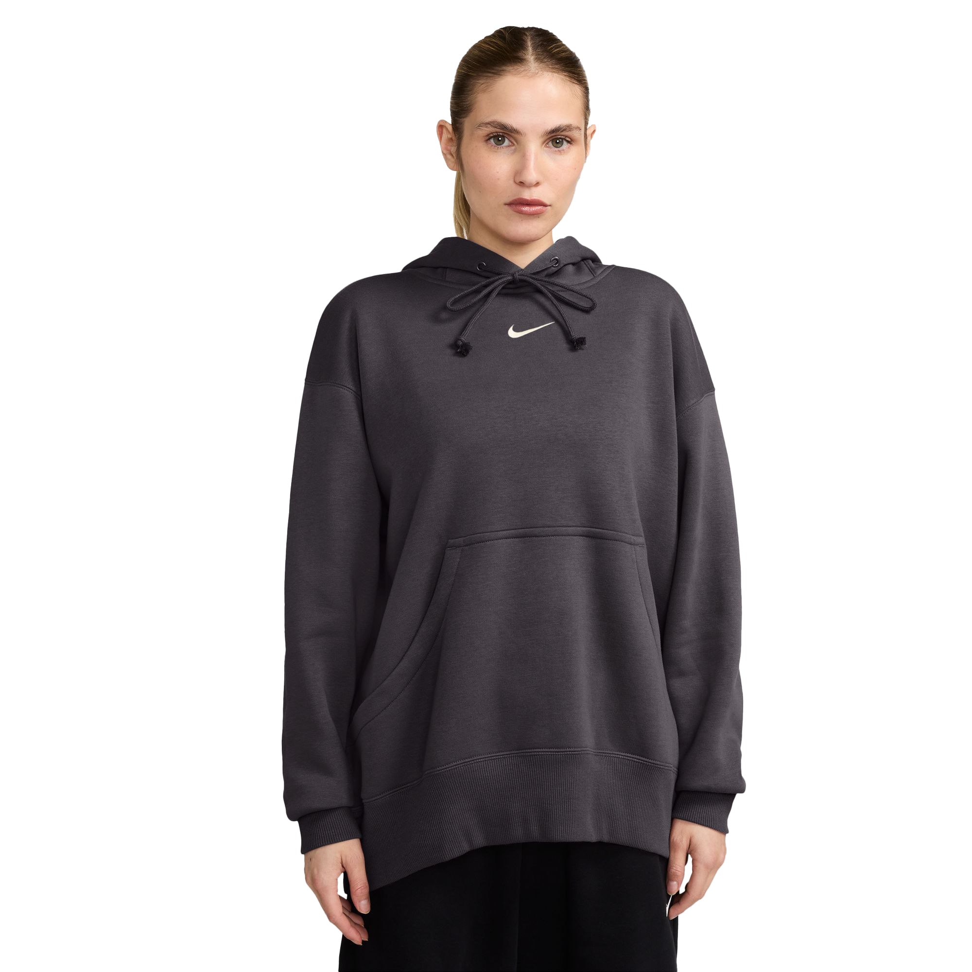 Nike-Sportswear-Phoenix-Fleece-Oversized-Pullover-Hoodie---Women-s-Thunder-Grey---Sail
