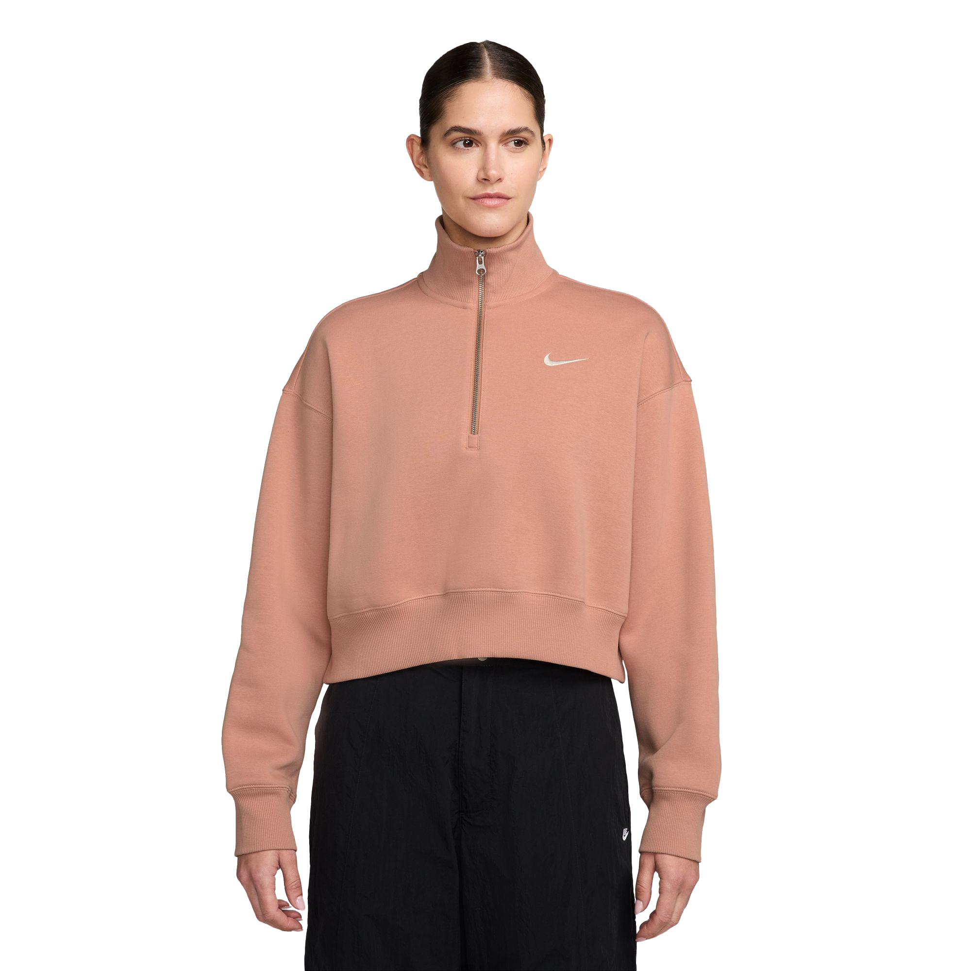 Nike Sportswear Phoenix Fleece 1/2 Zip Cropped Sweatshirt