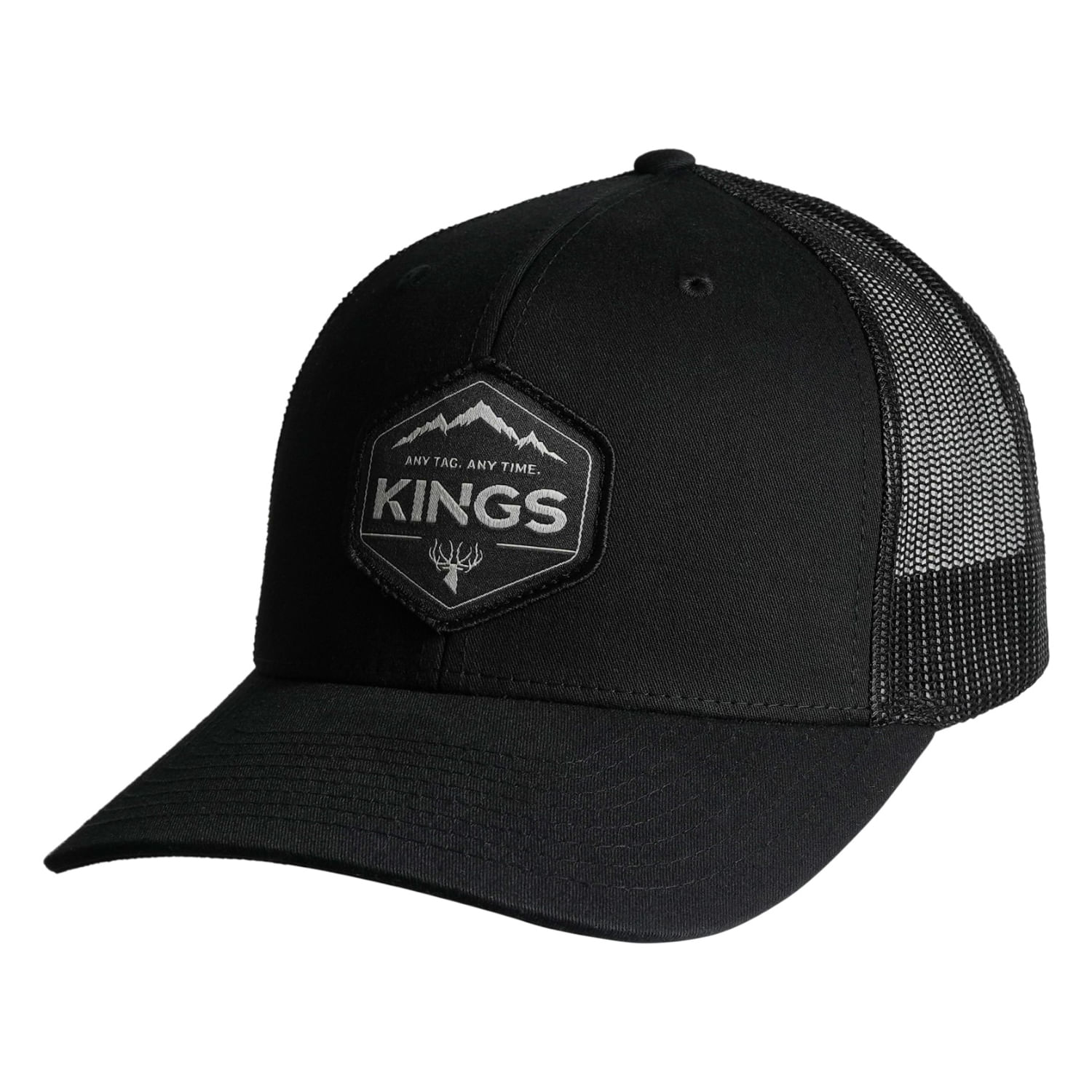 King-s-Camo-Midnight-Patch-Hat-Black---Black