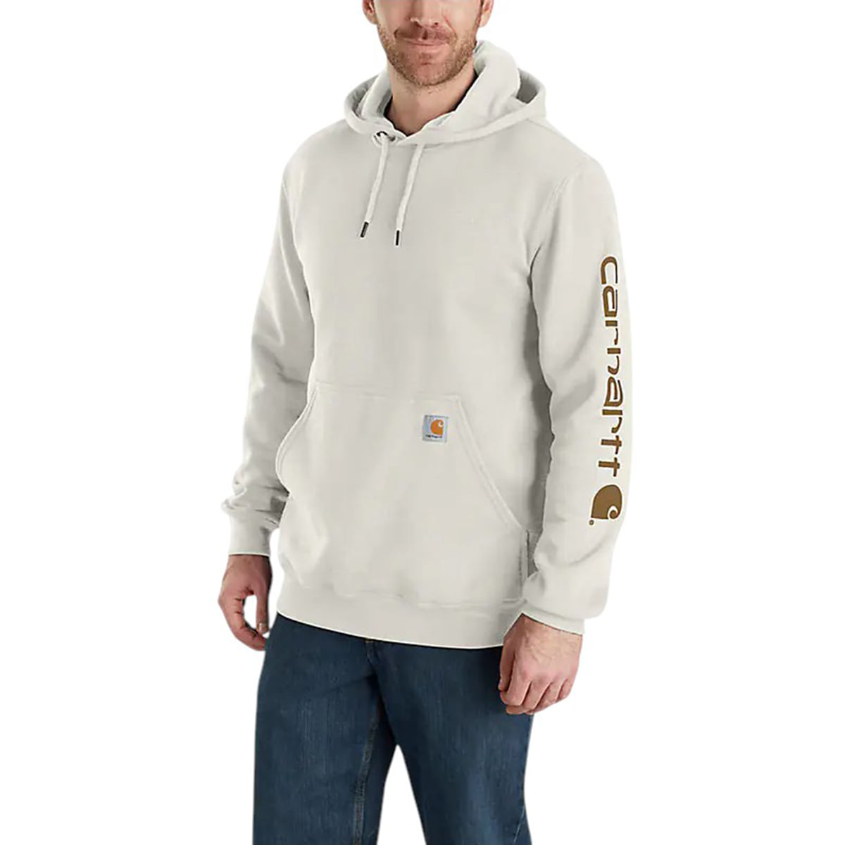 Carhartt-Loose-fit-Midweight-Logo-Sleeve-Hoodie---Men-s-Malt