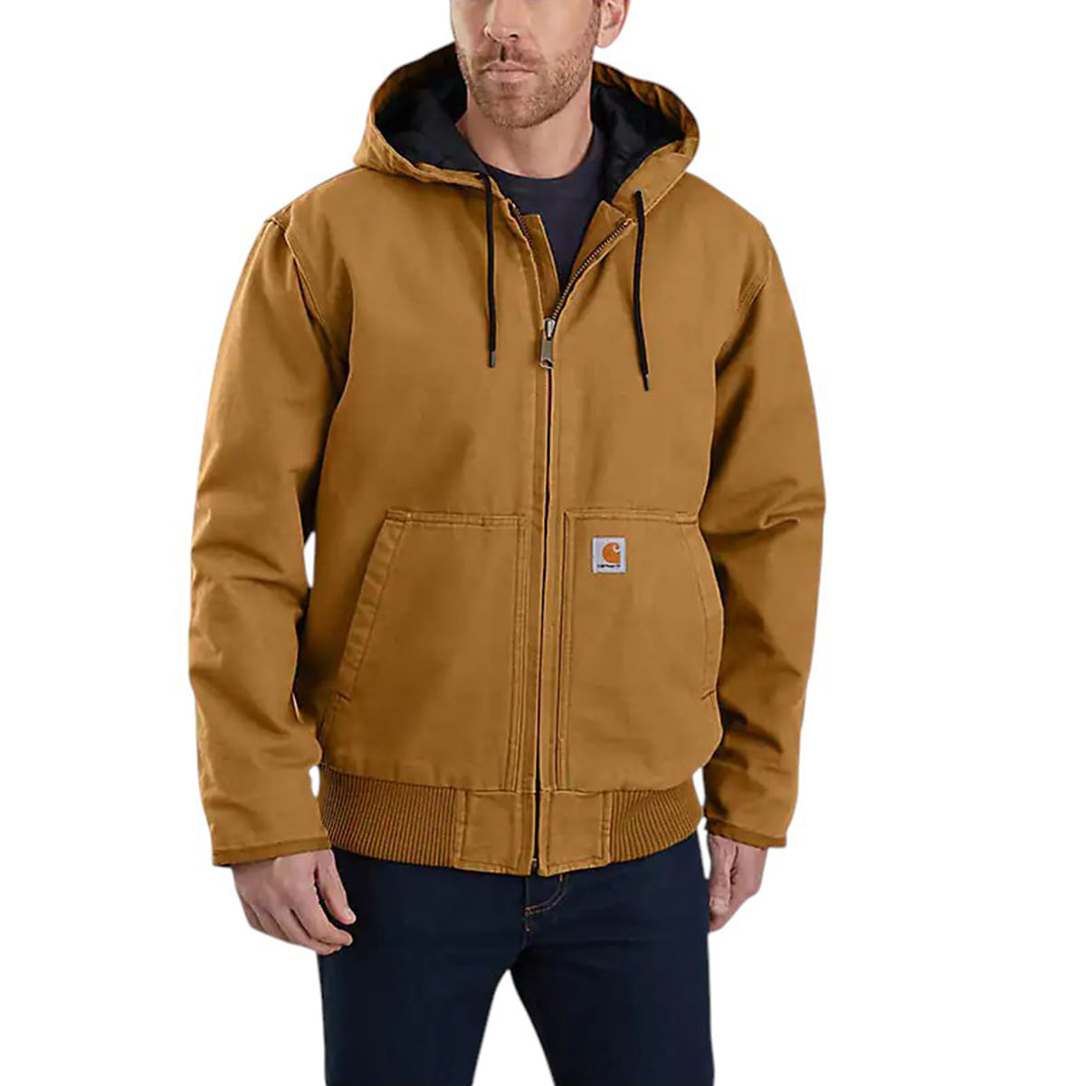 Carhartt Loose Fit Insulated Washed Duck Active Jacket - Men's