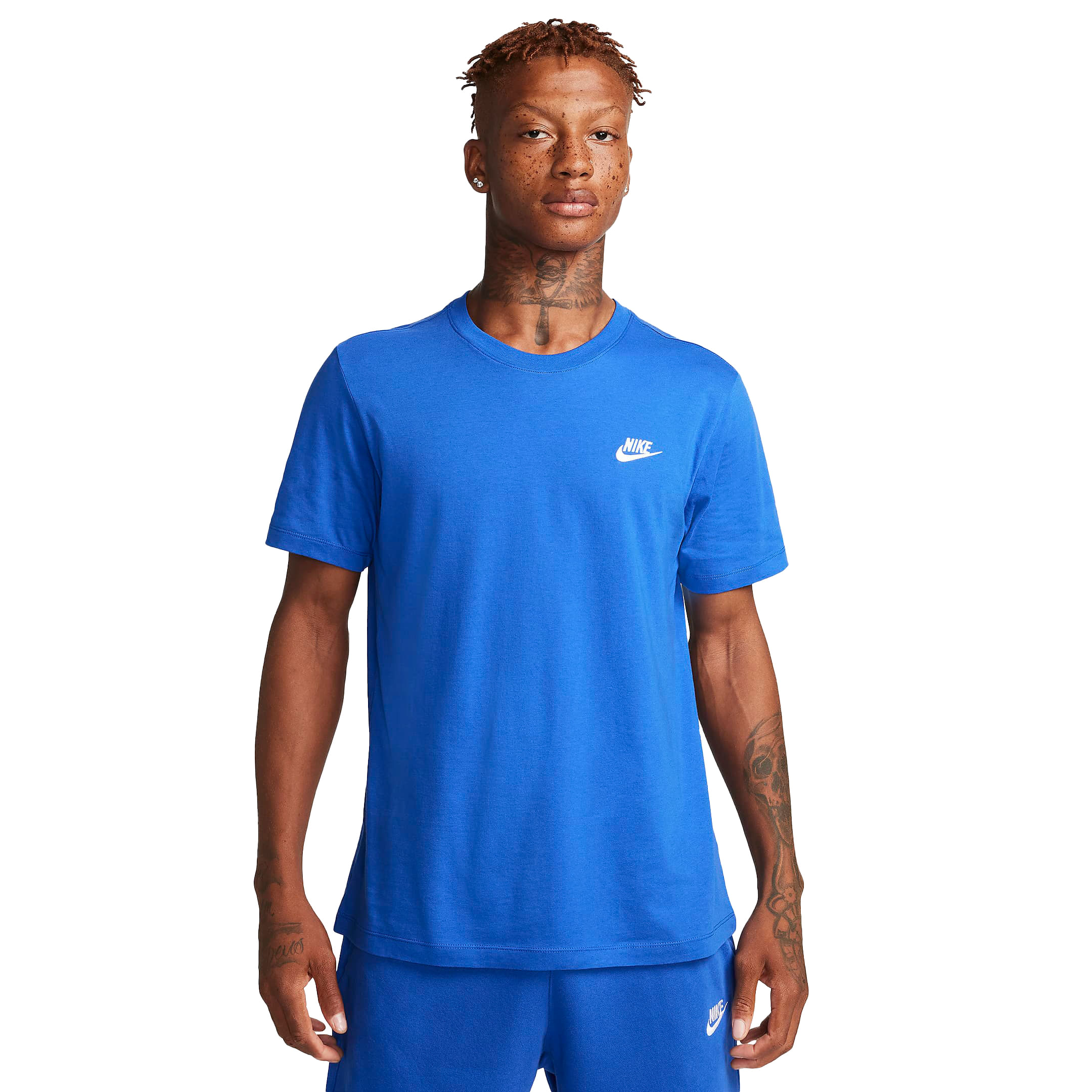 Nike-Sportswear-Club-T-Shirt---Men-s-Game-Royal
