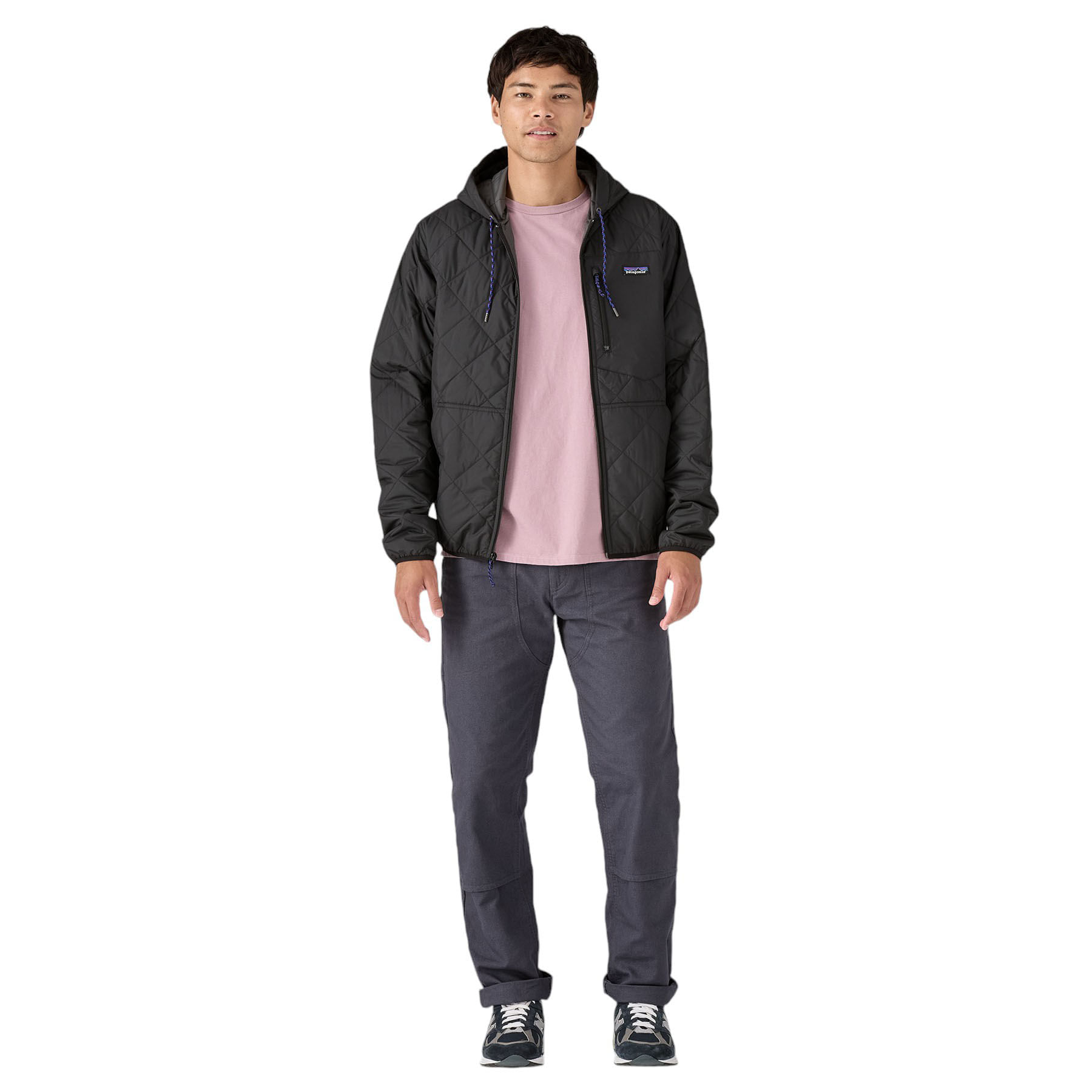 Patagonia-Diamond-Quilted-Bomber-Hoodie---Men-s-Black