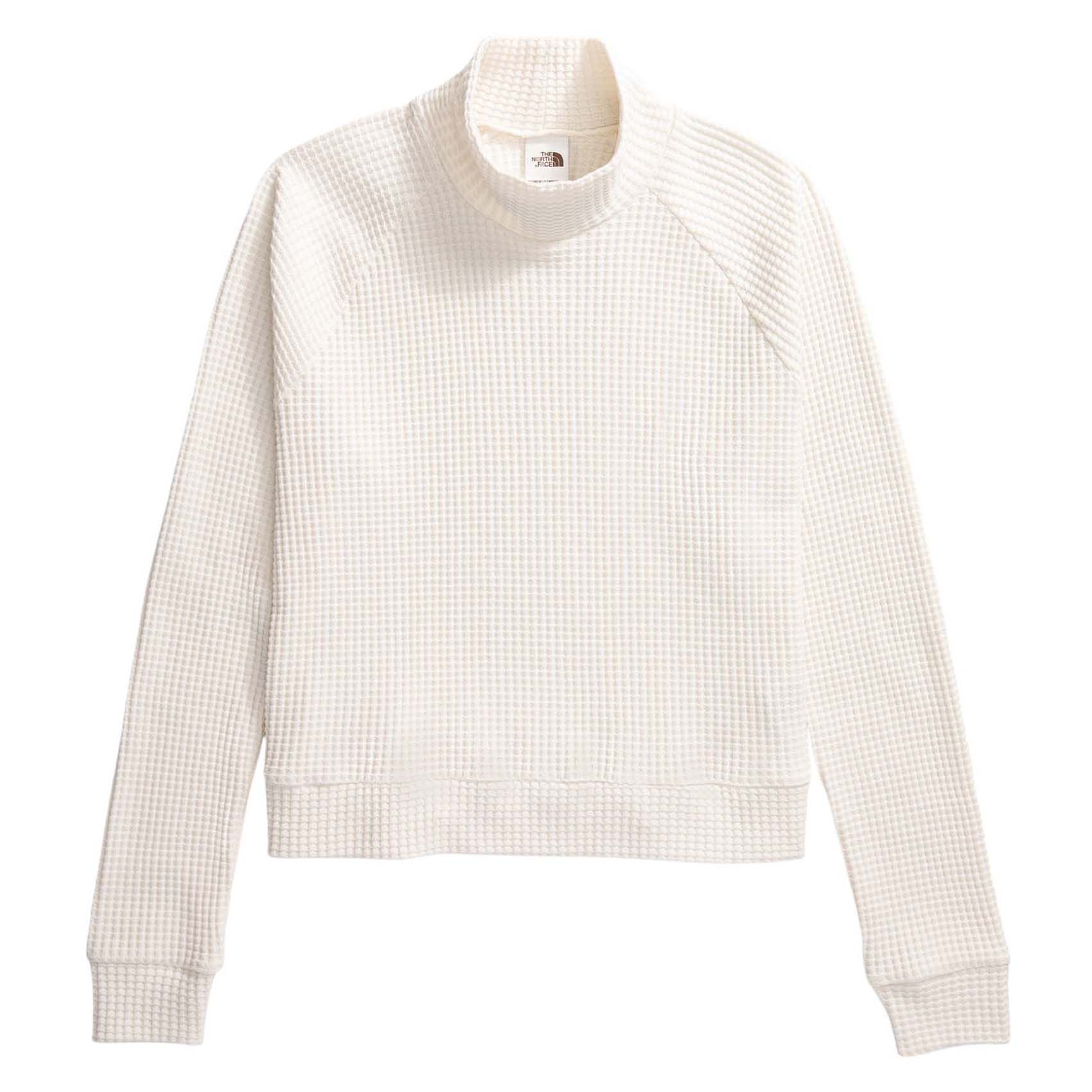 The-North-Face-Long-Sleeve-Mock-Neck-Chabot---Women-s-White-Dune