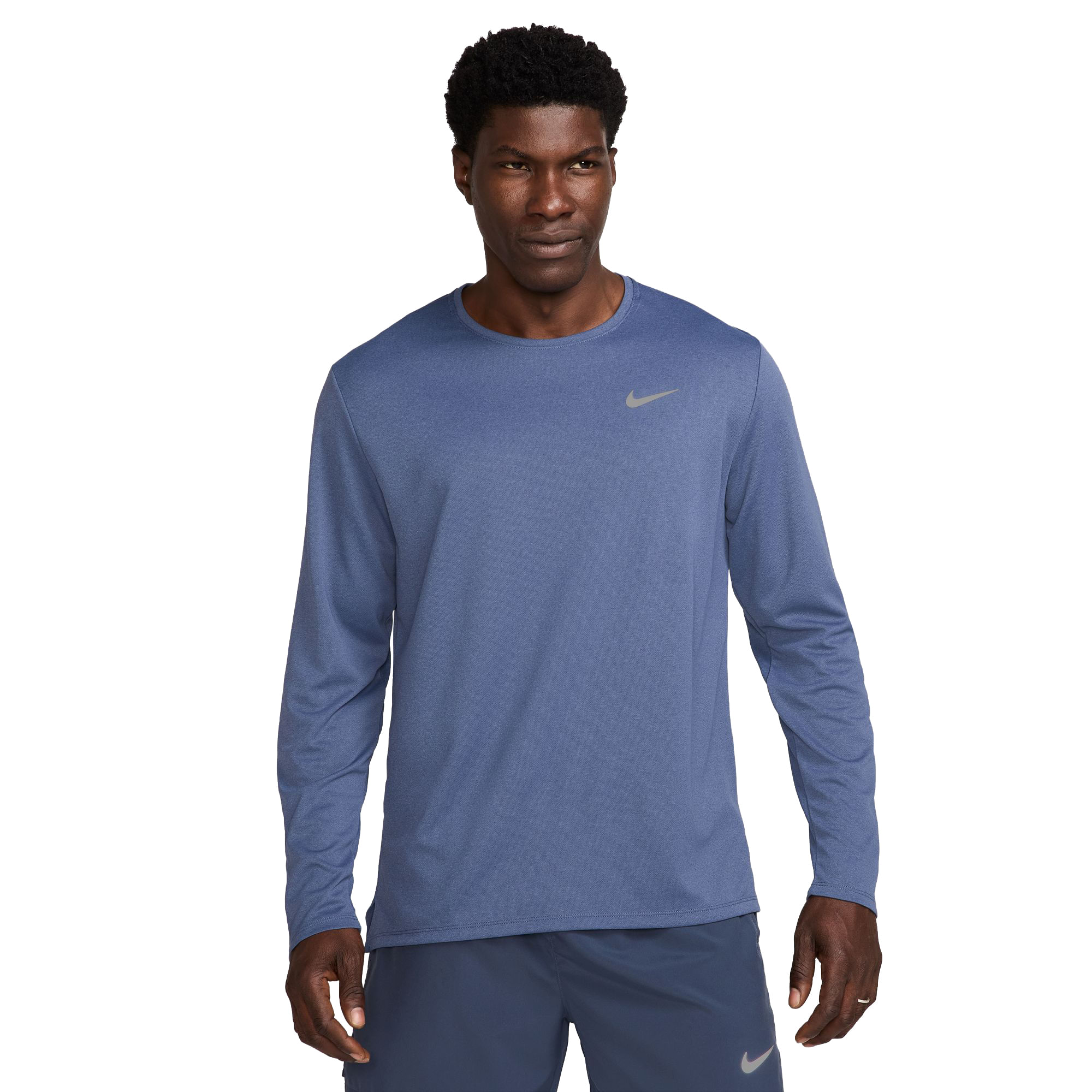 Nike-Miler-Dri-Fit-UV-Long-Sleeve-Running-Top---Men-s-Diffused-Blue---Reflective-Silverer