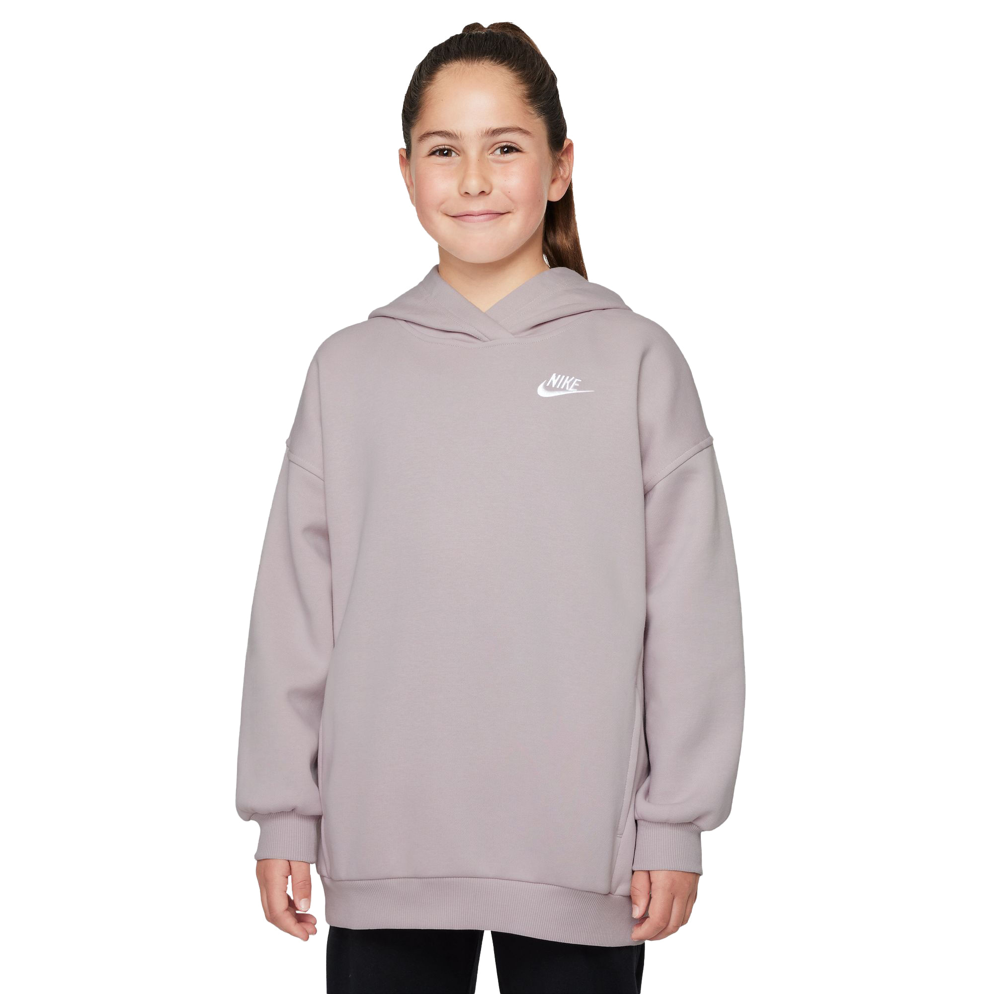 ★NIKE★CLUB OVERSIZED PULLOVER フーディ★追跡可 Nike NSW Club Fleece Oversized Pullover Hoody - Girls' - Als.com