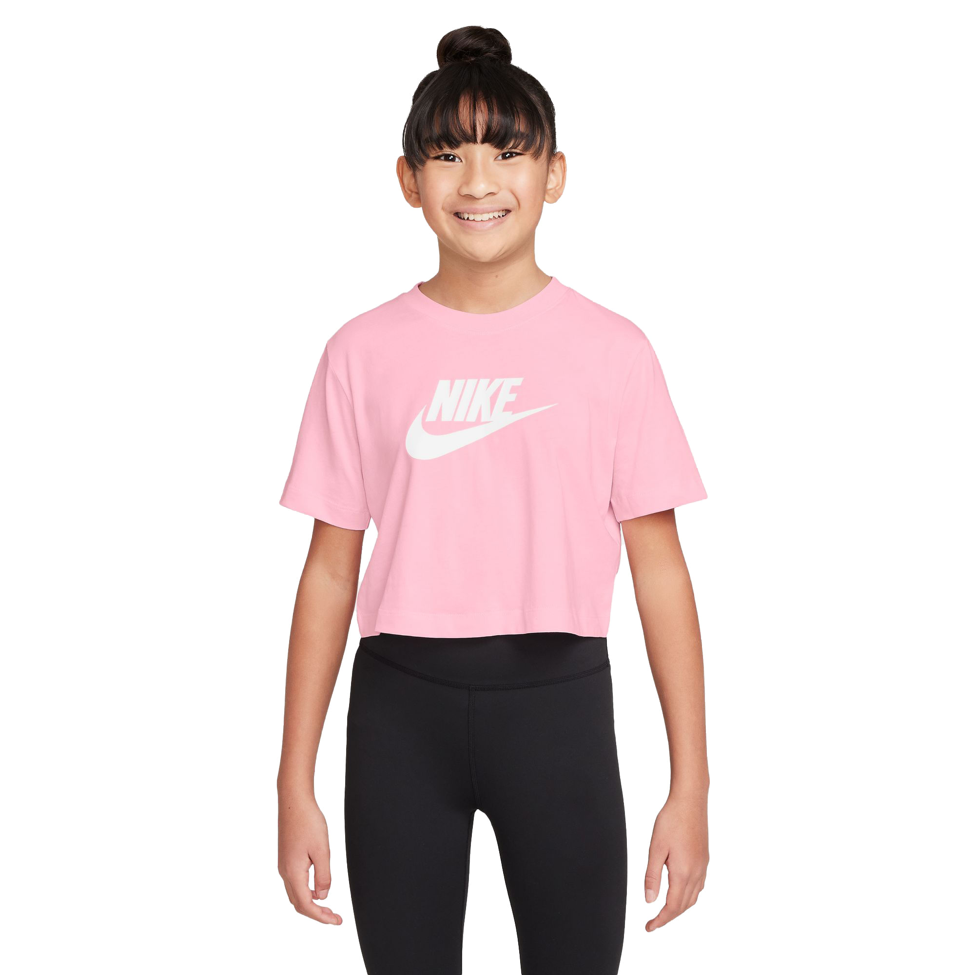 Nike Club Printed Boxy Short Sleeve T-Shirt - Girls' - Als.com