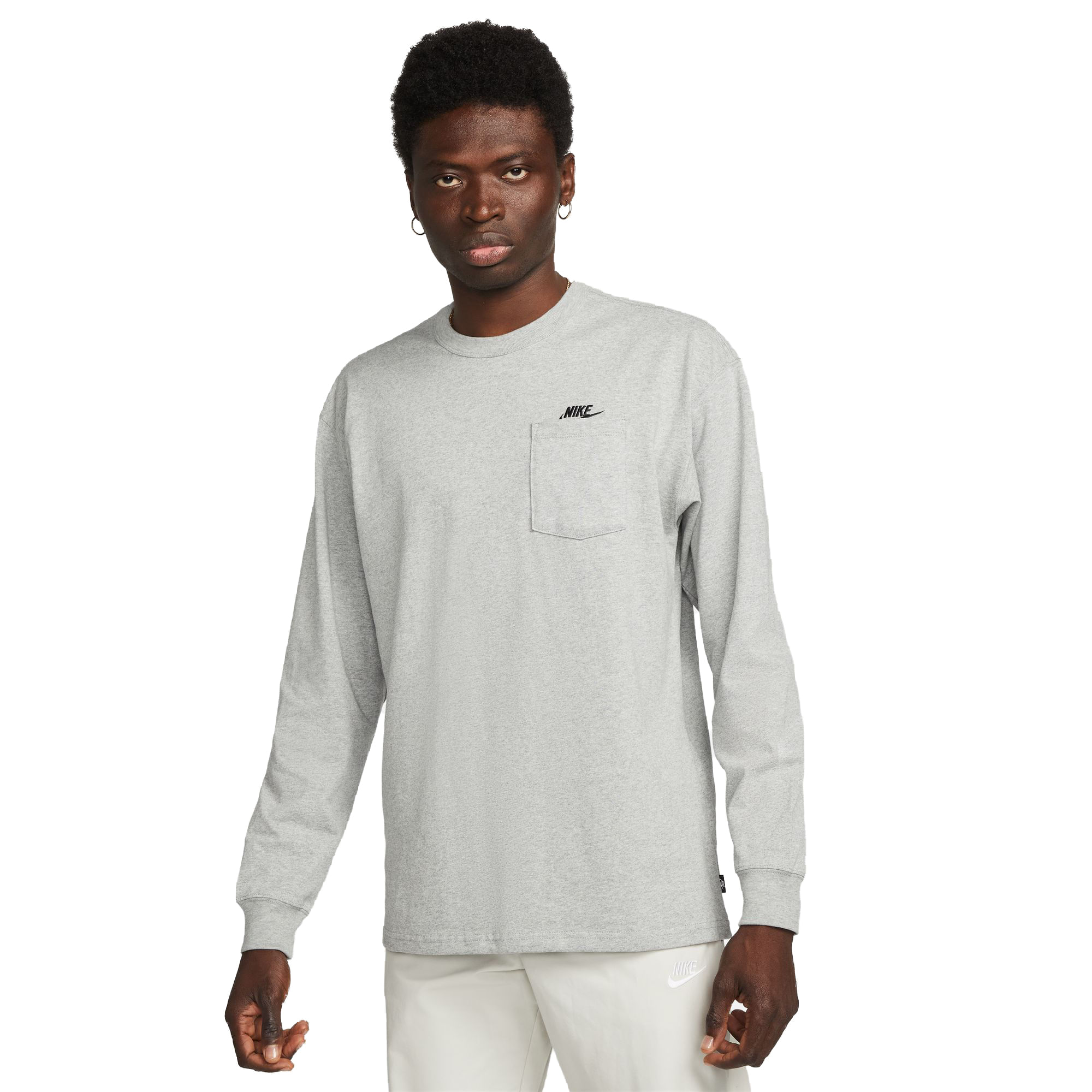 Nike-NSW-Premium-Essential-Long-Sleeve-Parka---Men-s-Dark-Grey-Heather---Black