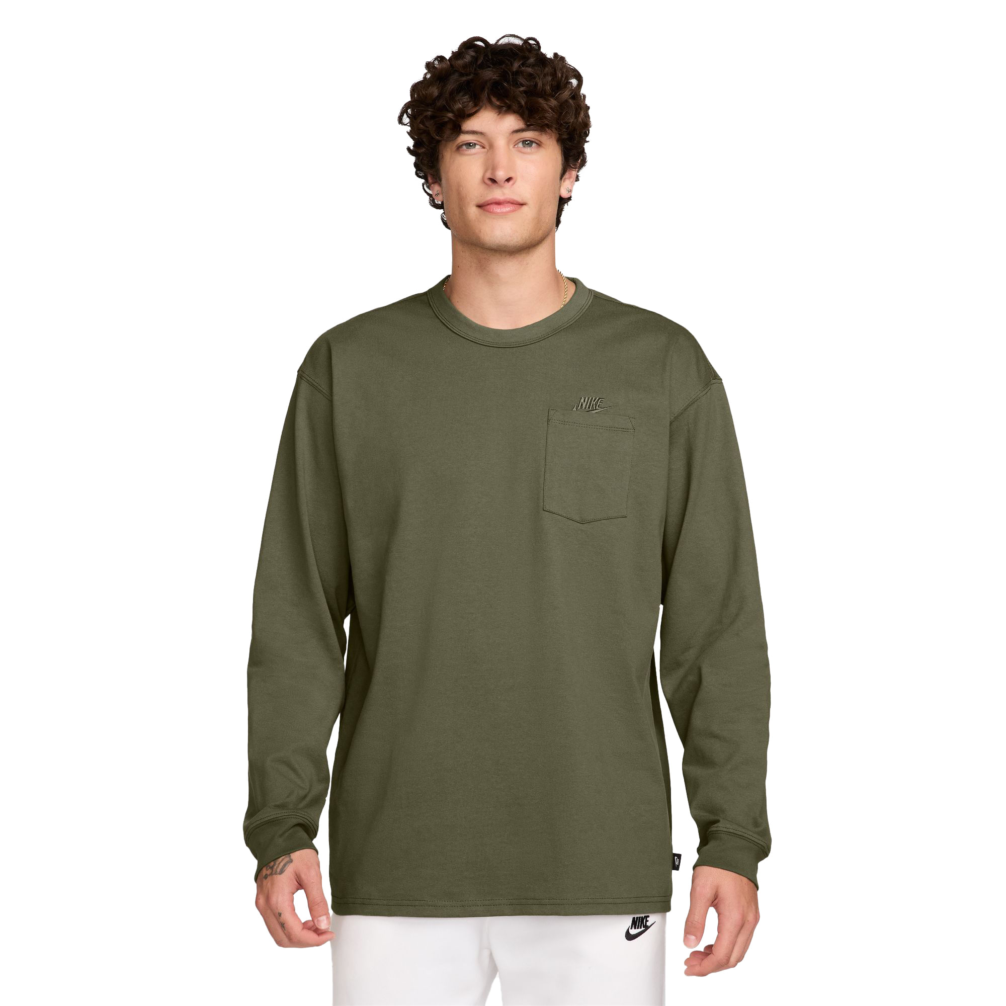 Nike-NSW-Premium-Essential-Long-Sleeve-Parka---Men-s-Medium-Olive