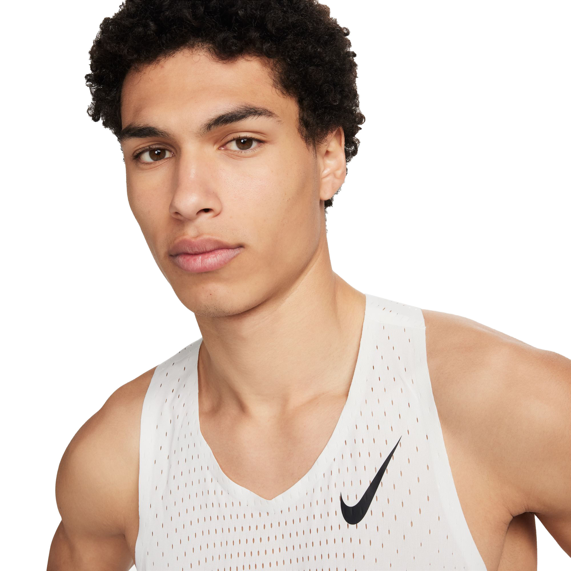 Nike-Dri-FIT-ADV-Aeroswift-Singlet---Men-s-Summit-White---Black