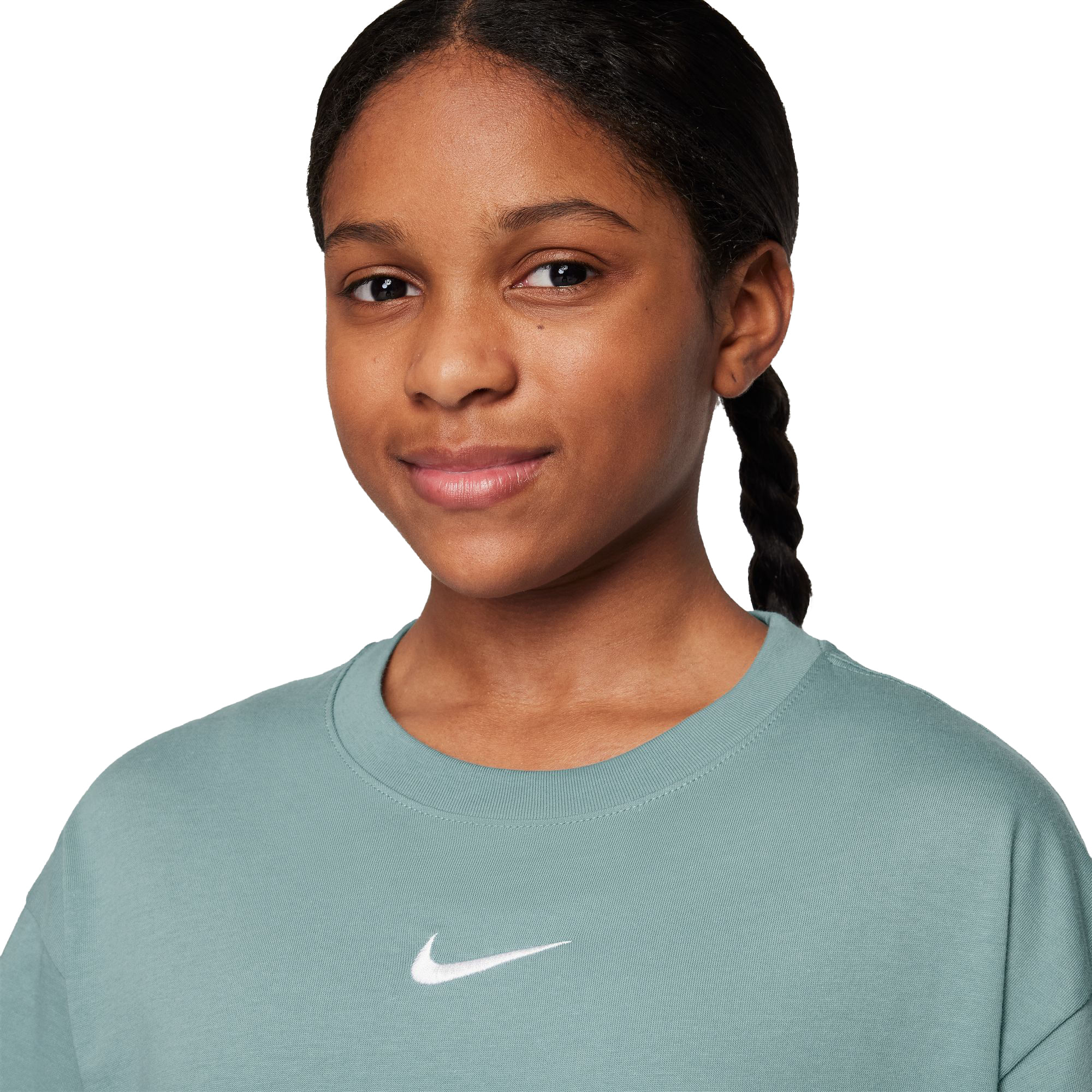 Nike-Sportswear-Essential-T-Shirt---Girls--Cannon