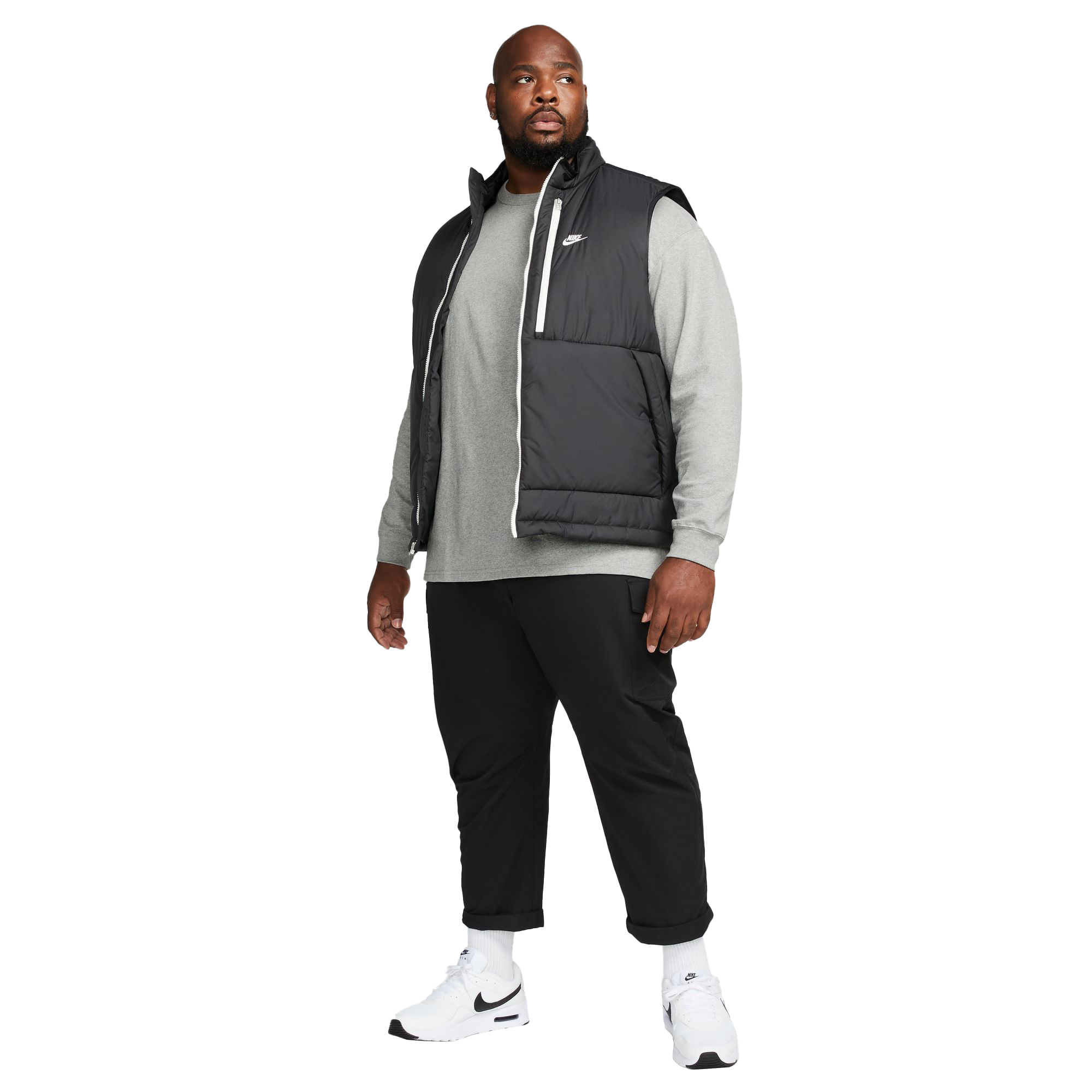 Nike-NSW-Premium-Essential-Long-Sleeve-Parka---Men-s-Dark-Grey-Heather---Black