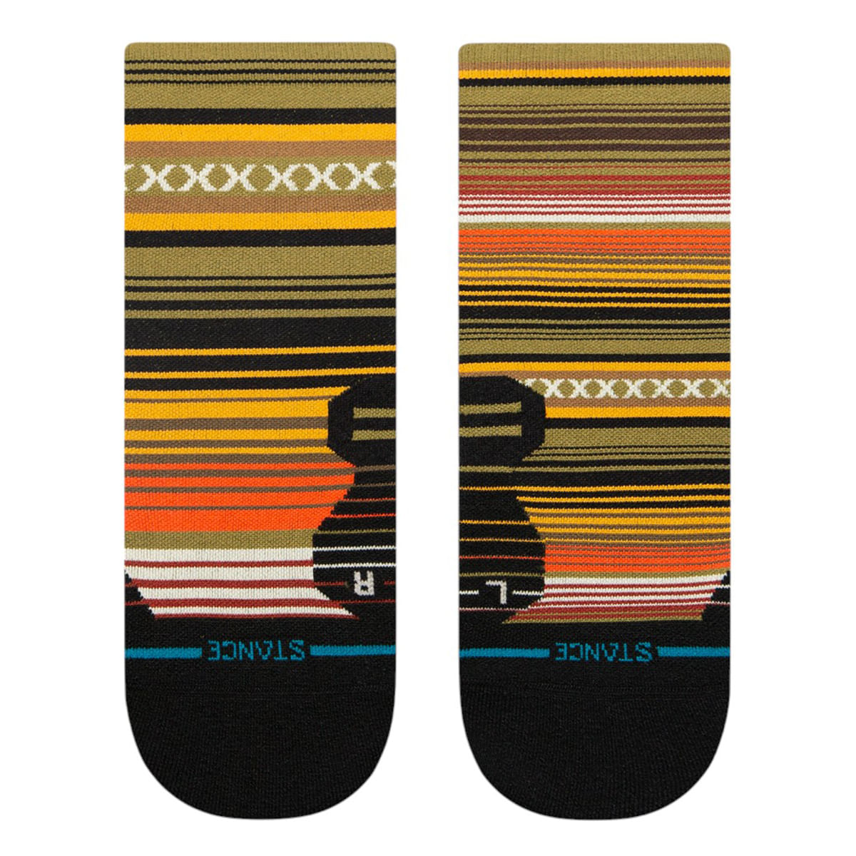 STANCE-SOCK-CURREN-LIGHT-QUARTER-Olive