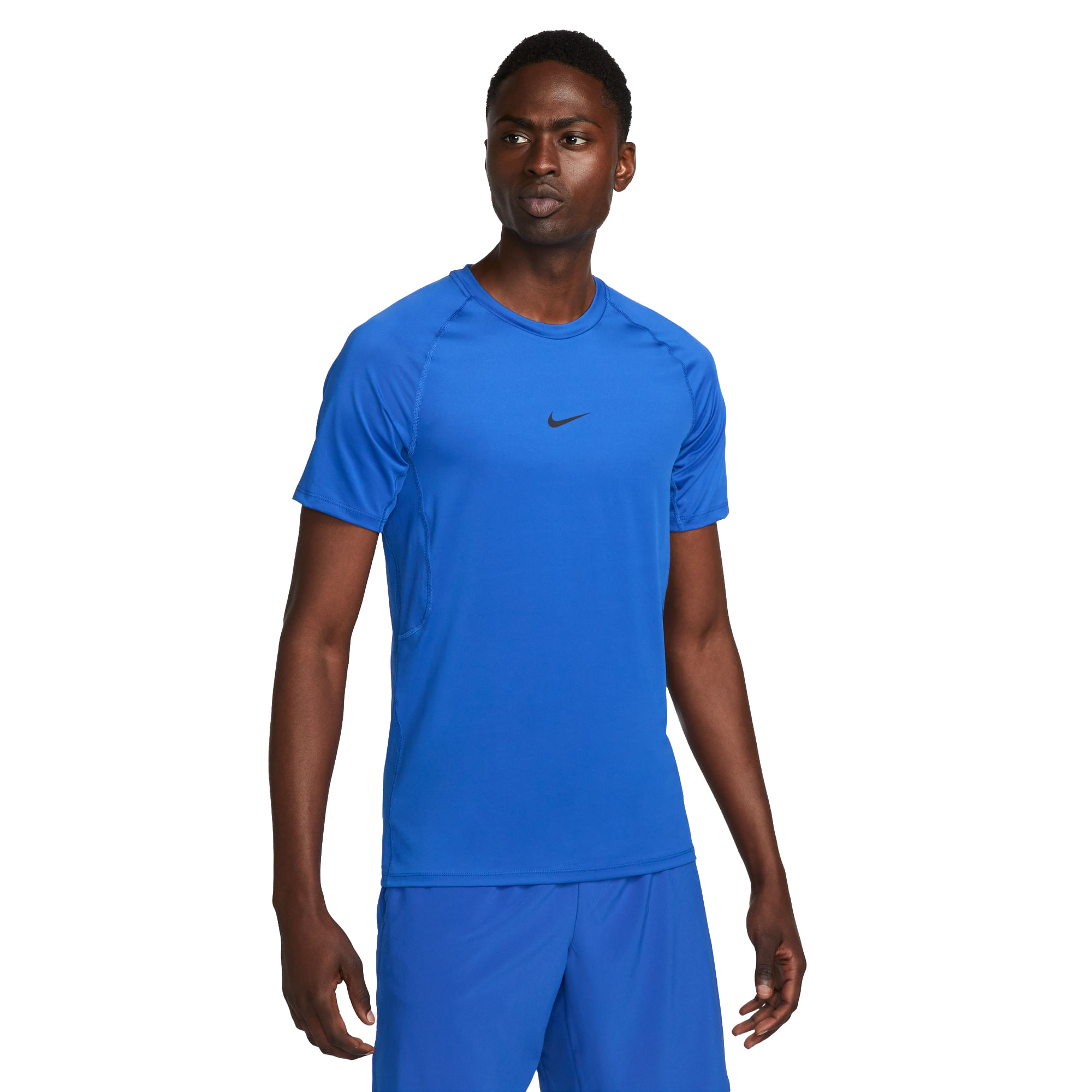 Nike-Pro-Dri-FIT-Slim-Short-Sleeve-Top---Men-s-Game-Royal---Black