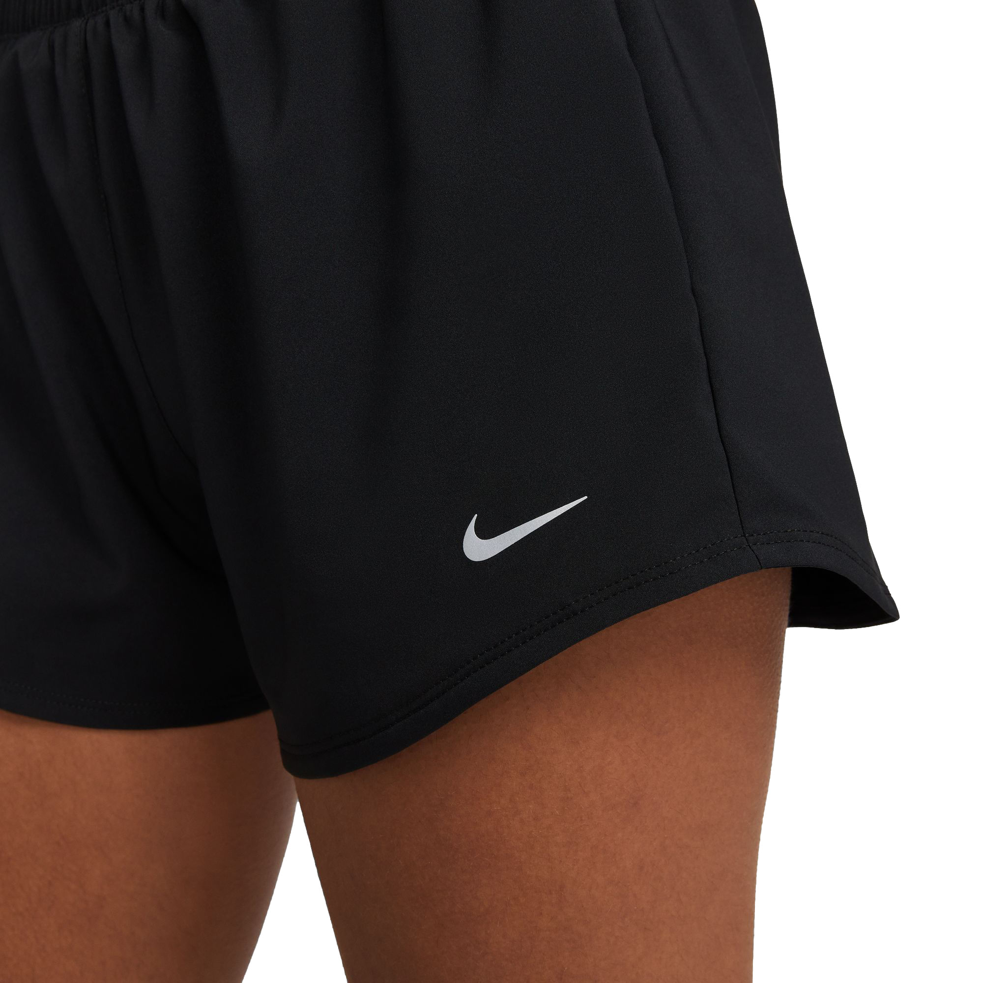 Nike-One-Dri-FIT-Mid-Rise-3--Brief-Lined-Shorts---Women-s-Black---Reflective-Silv