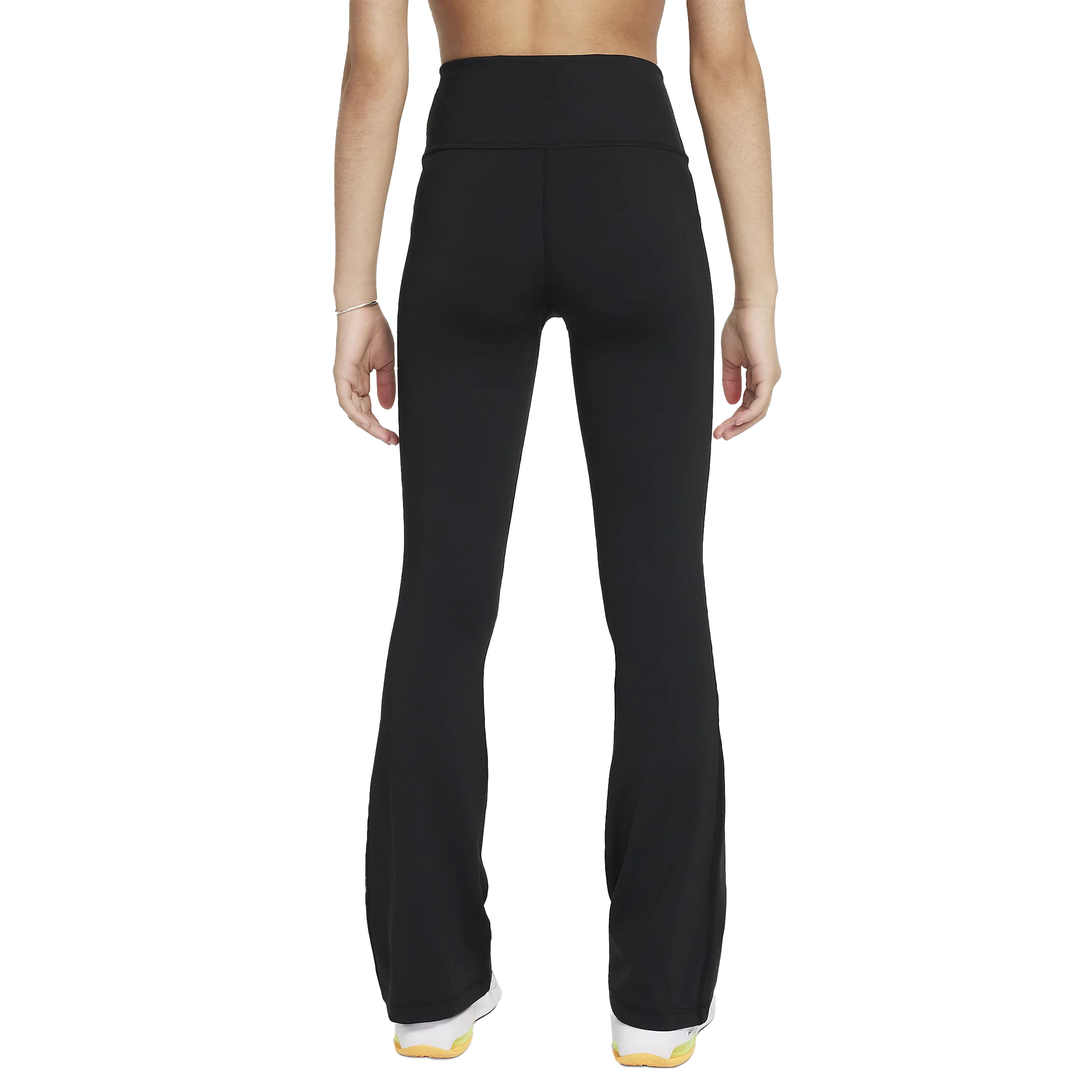 Nike-Dri-FIT-One-Flare-Tight---Girls--Black---White