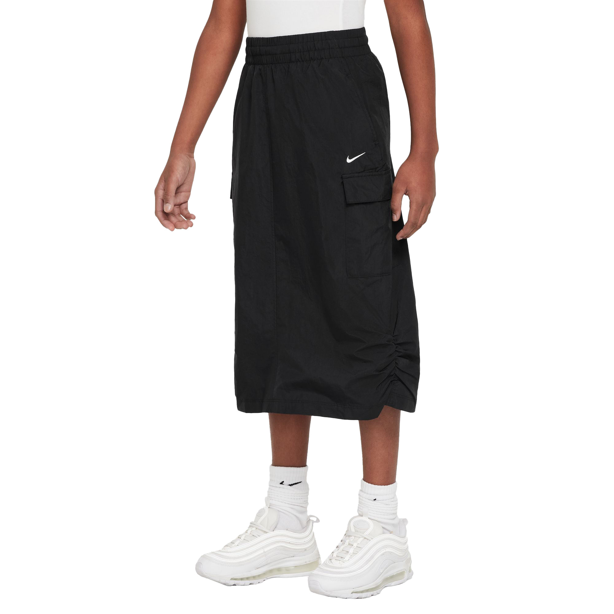 NIKE-G-NSW-SKIRT-WVN-STY-STAR-Black---White