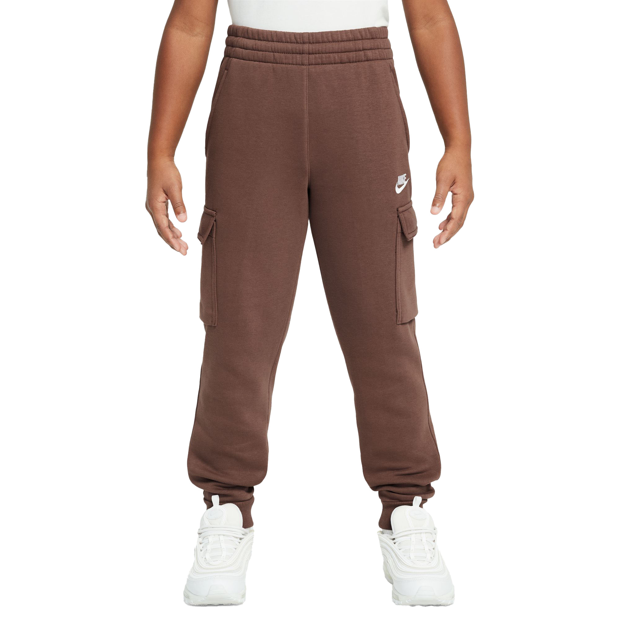 Nike-NSW-Club-Fleece-Cargo-Pant---Youth-Fauna-Brown---Fauna-Brown---White