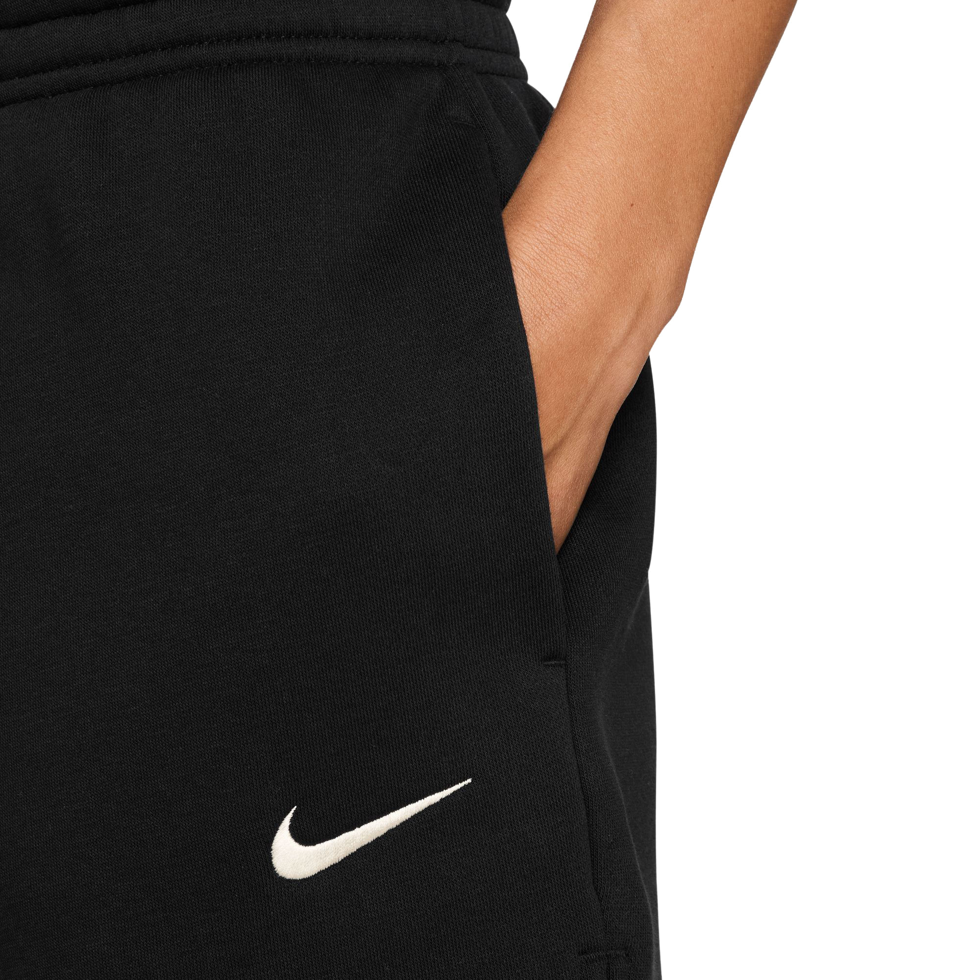 Nike-Sportswear-Phoenix-Fleece-Mid-Rise-4--Short---Women-s-Black---Sail