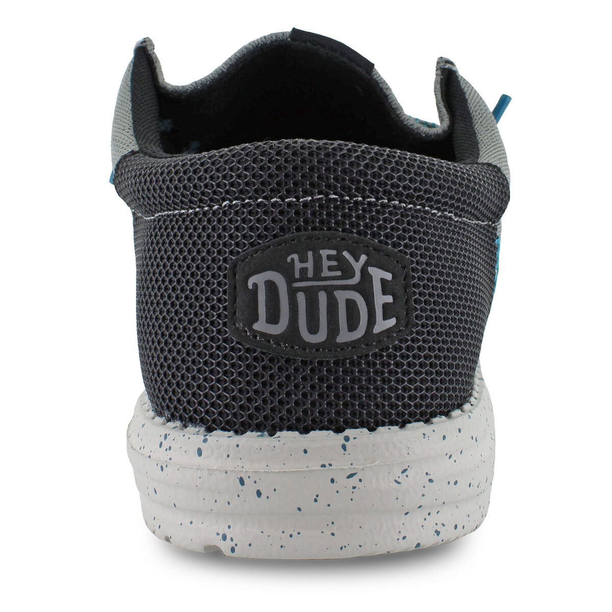 Hey-Dude-Wally-Funk-Zigzag-Mesh-Shoe---Men-s-Moon-Grey---Black