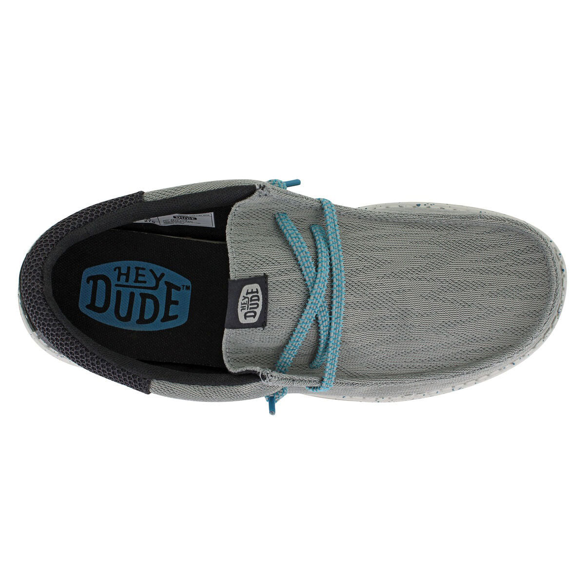 Hey-Dude-Wally-Funk-Zigzag-Mesh-Shoe---Men-s-Moon-Grey---Black