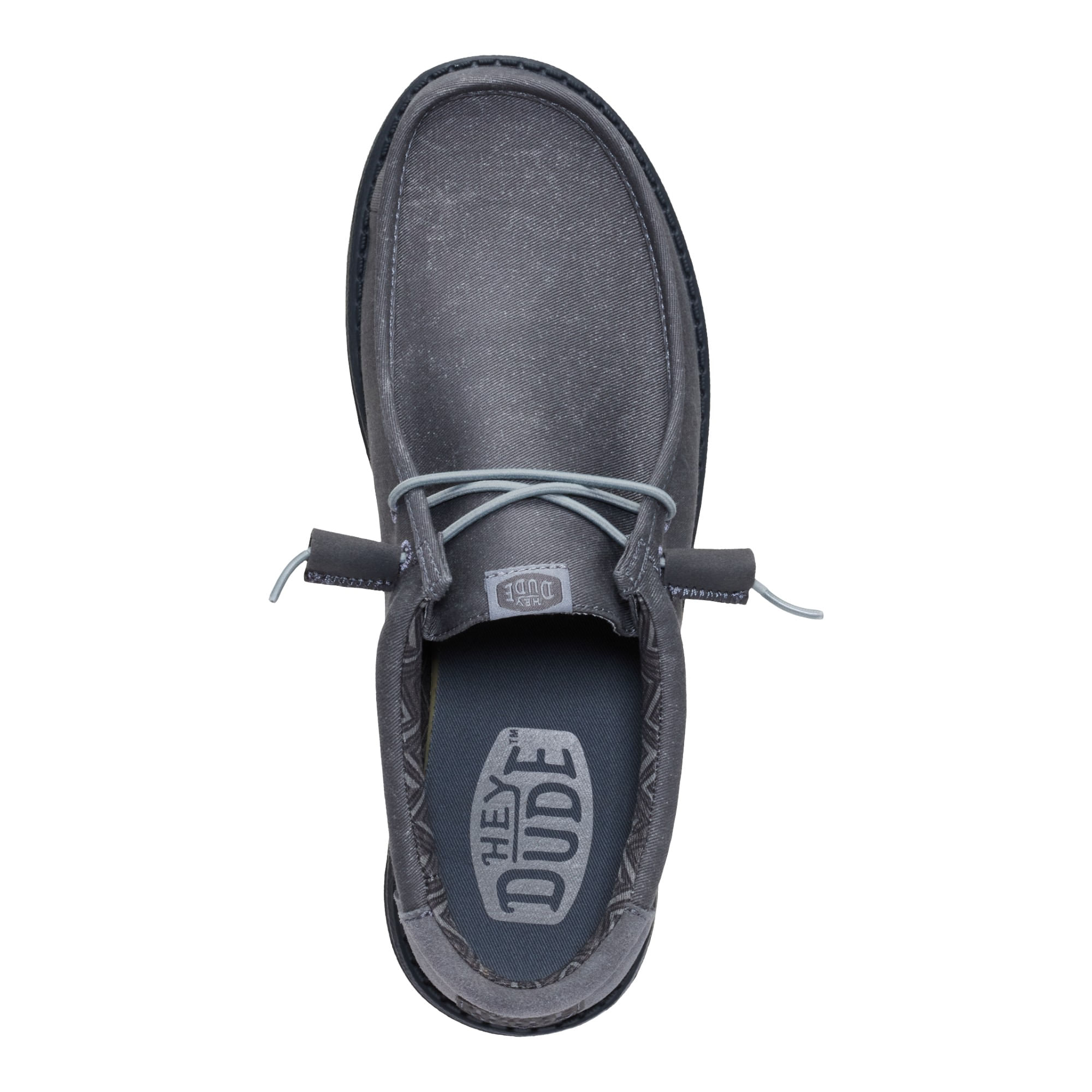 Hey-Dude-Wally-Stretch-Canvas-Block-Shoe---Men-s-Granite-Grey---Multi