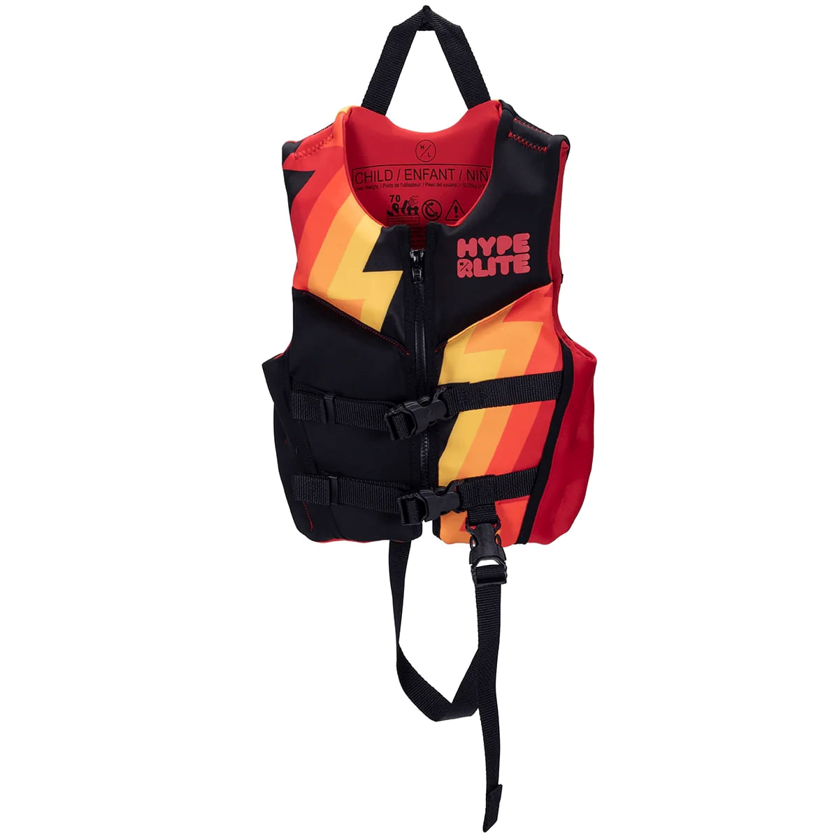 Hyperlite-Indy-CGA-Neo-Life-Jacket---Boys-Black---Orange