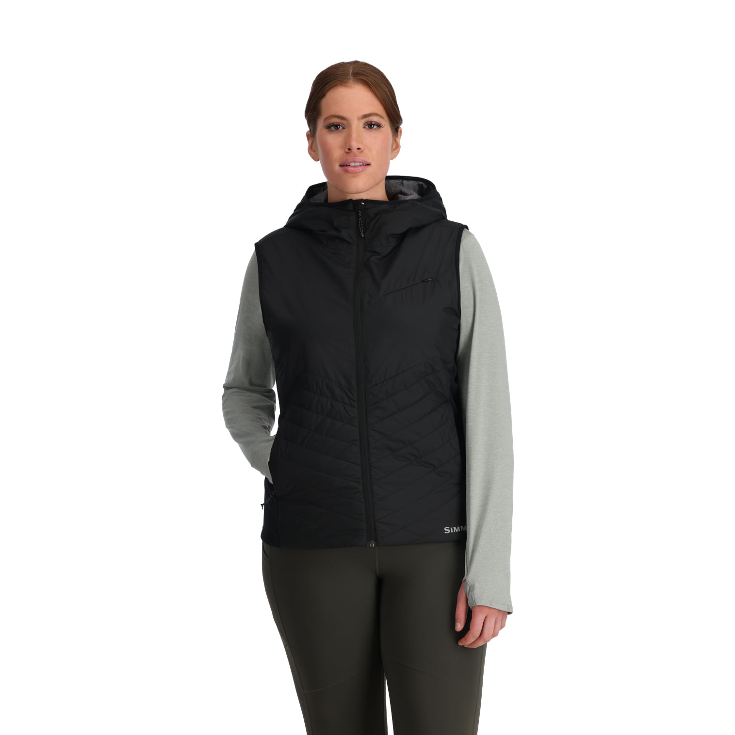 Simms-Fall-Run-Hybrid-Hooded-Vest---Women-s-Black