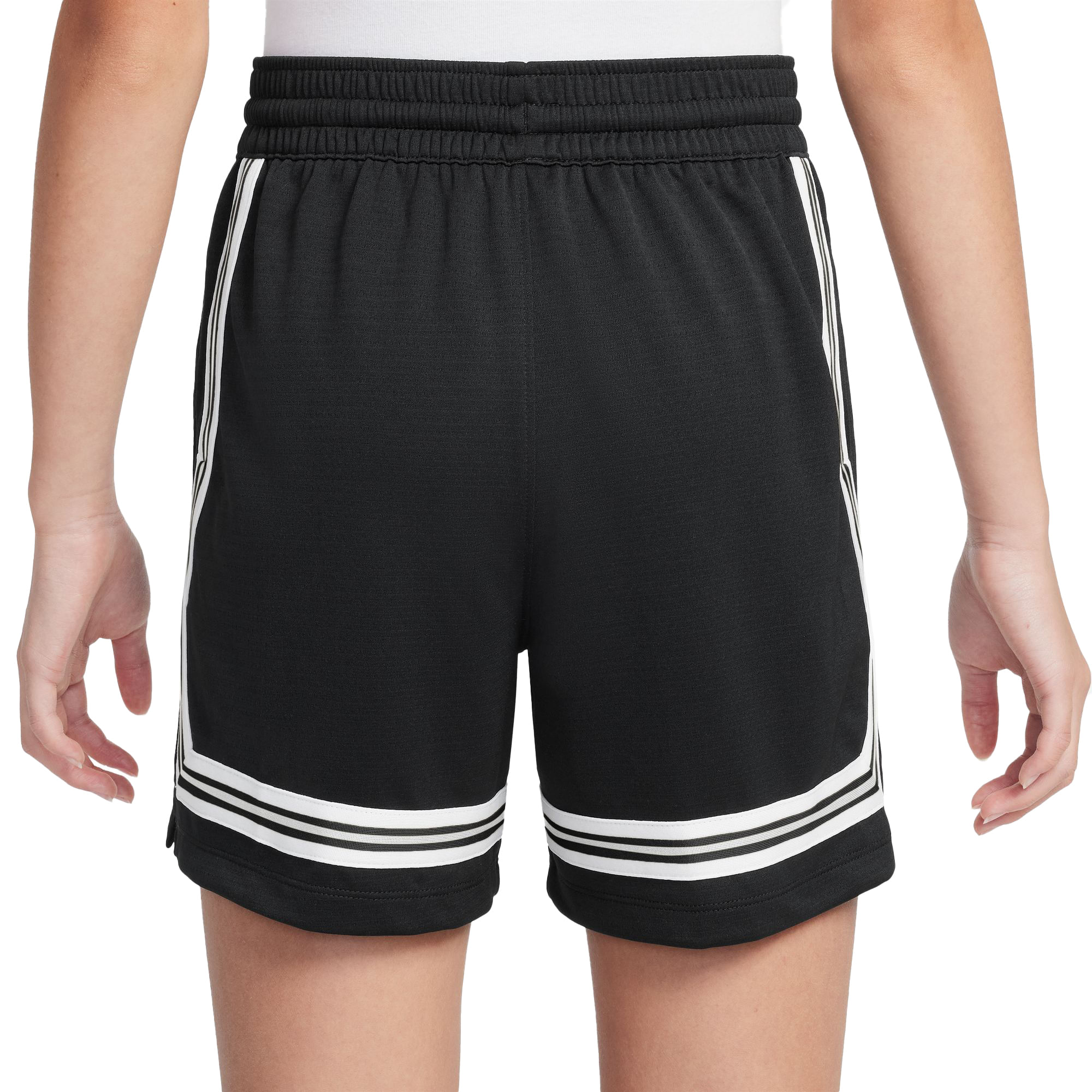 Nike-Dri-FIT-Crossover-5--Short---Youth-Black---Black---White