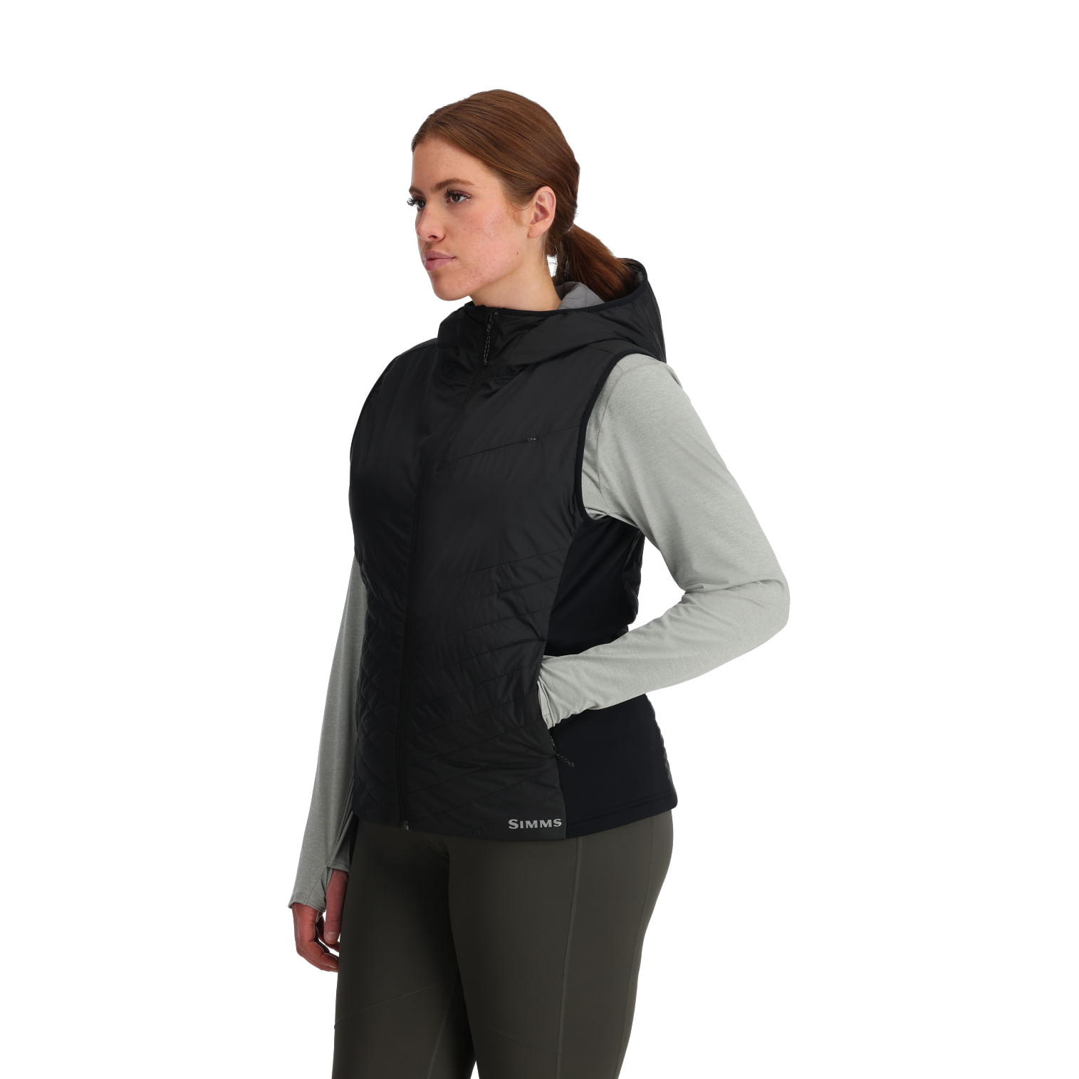 Simms-Fall-Run-Hybrid-Hooded-Vest---Women-s-Black