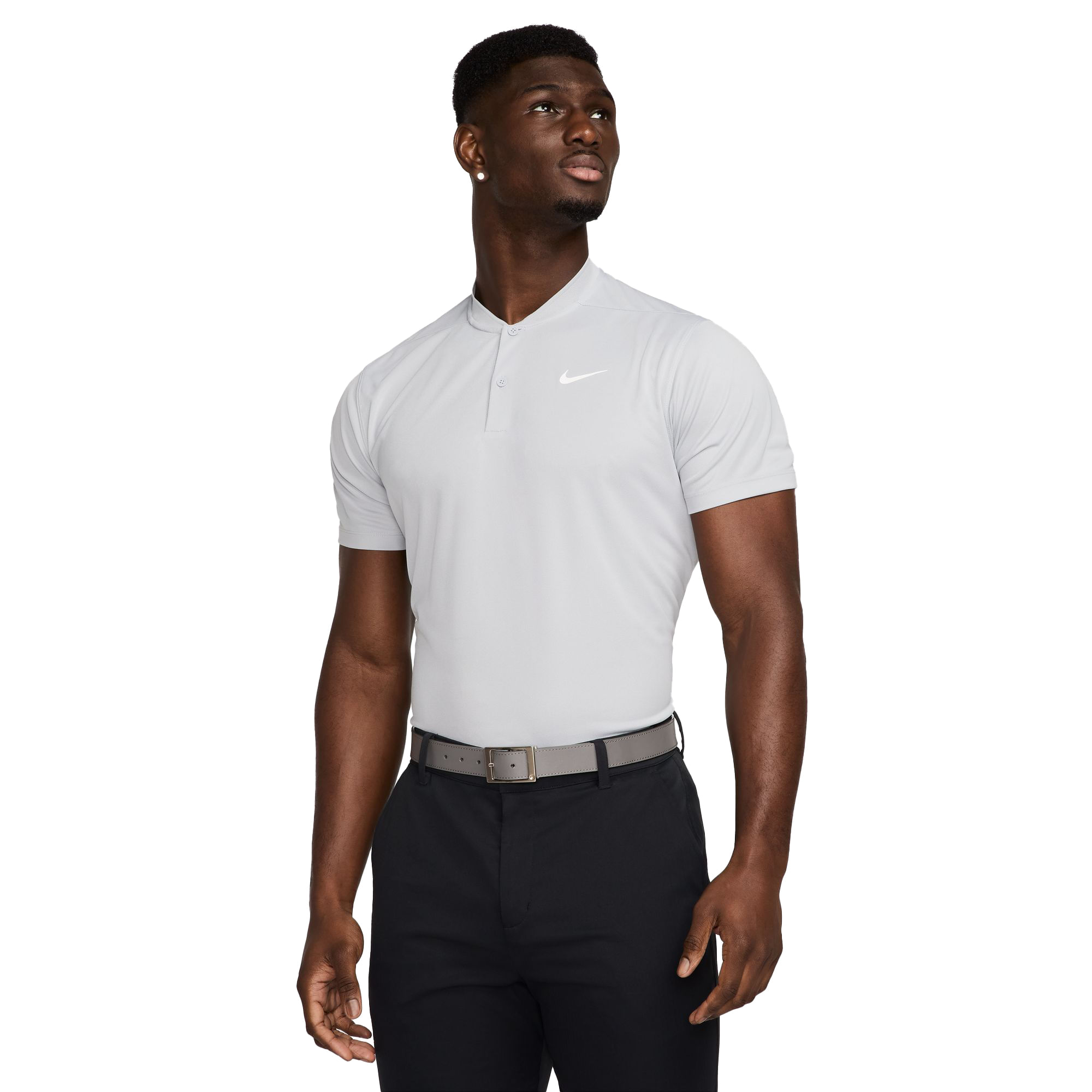 white nike golf shirt mens