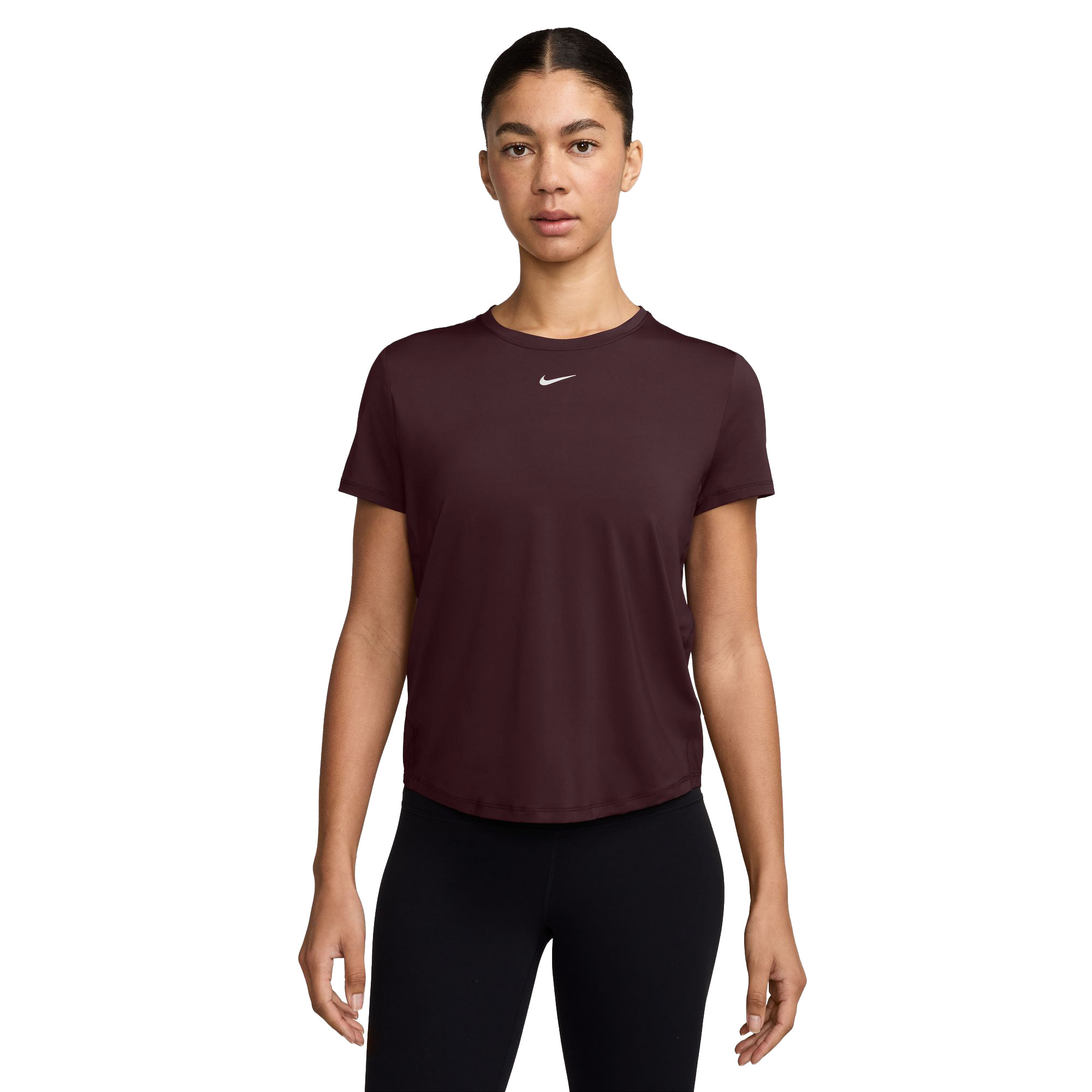 Nike-One-Classic-Dri-FIT-Short-Sleeve-Top---Women-s-Burgundy-Crush