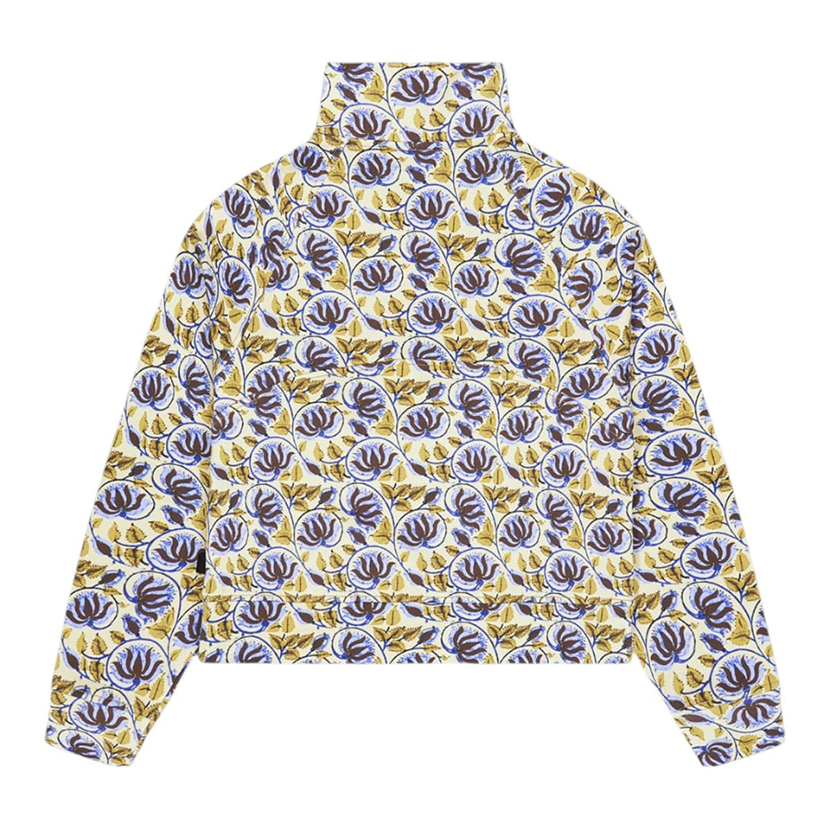 Picture-Quenda-1-2-Zip-Sweat---Women-s-Alpine-Thistle-Print