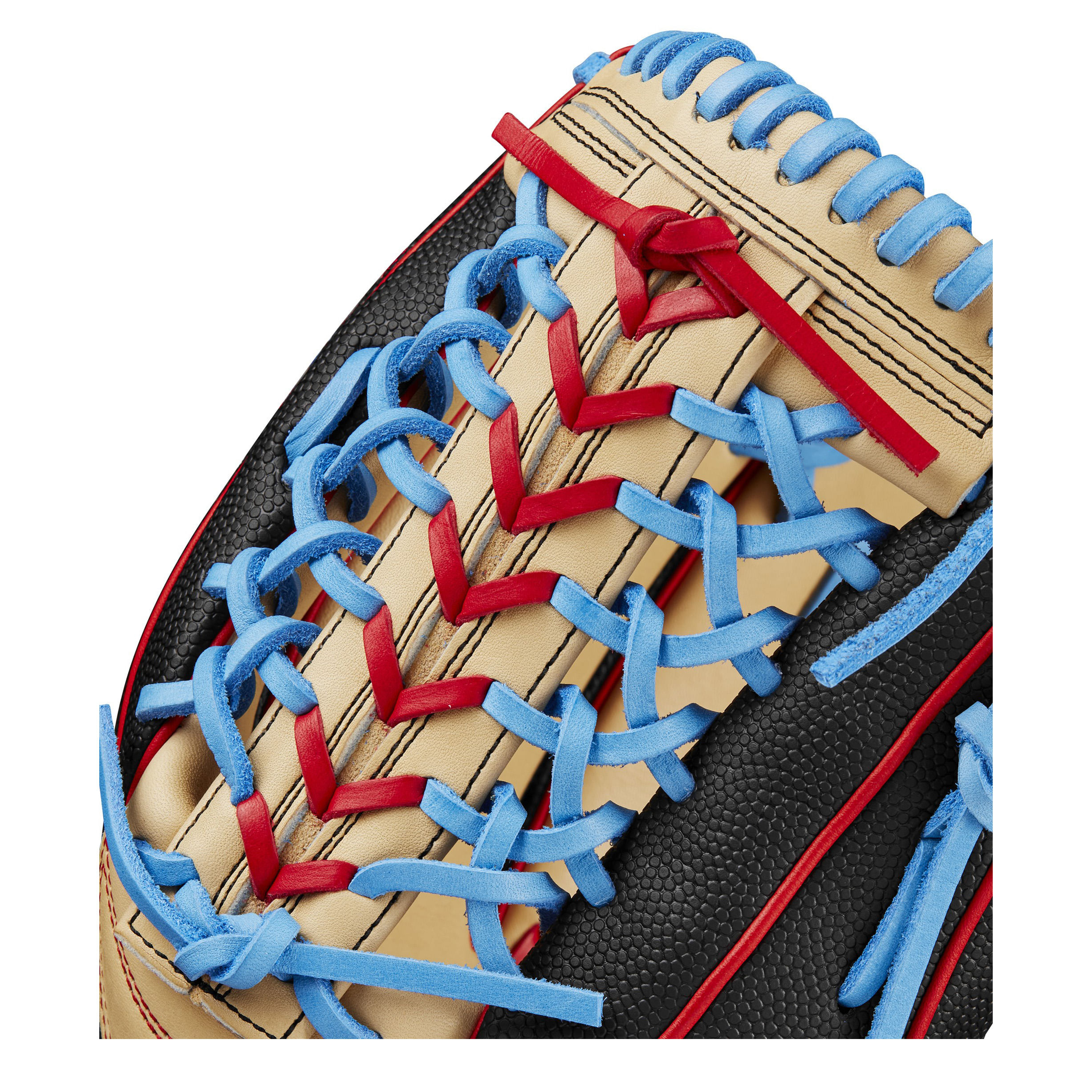 Wilson-A2000-PF92-12.25--Baseball-Glove---Spring-2025-Blonde---Black-SuperSkin---Red