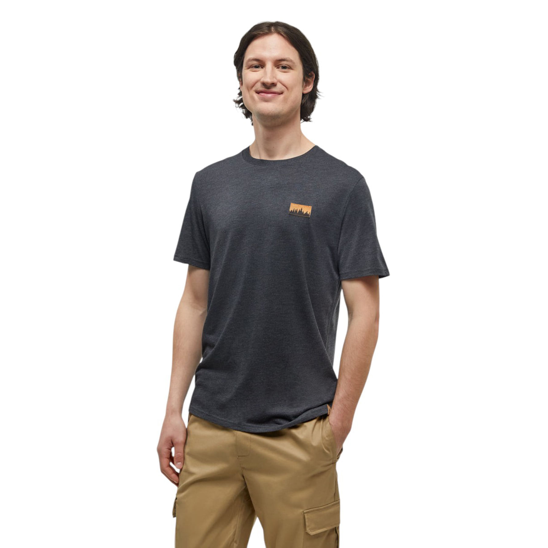 Tentree-Juniper-Cork-Patch-T-Shirt---Men-s-Meteorite-Black-Heather-Cork-Patch