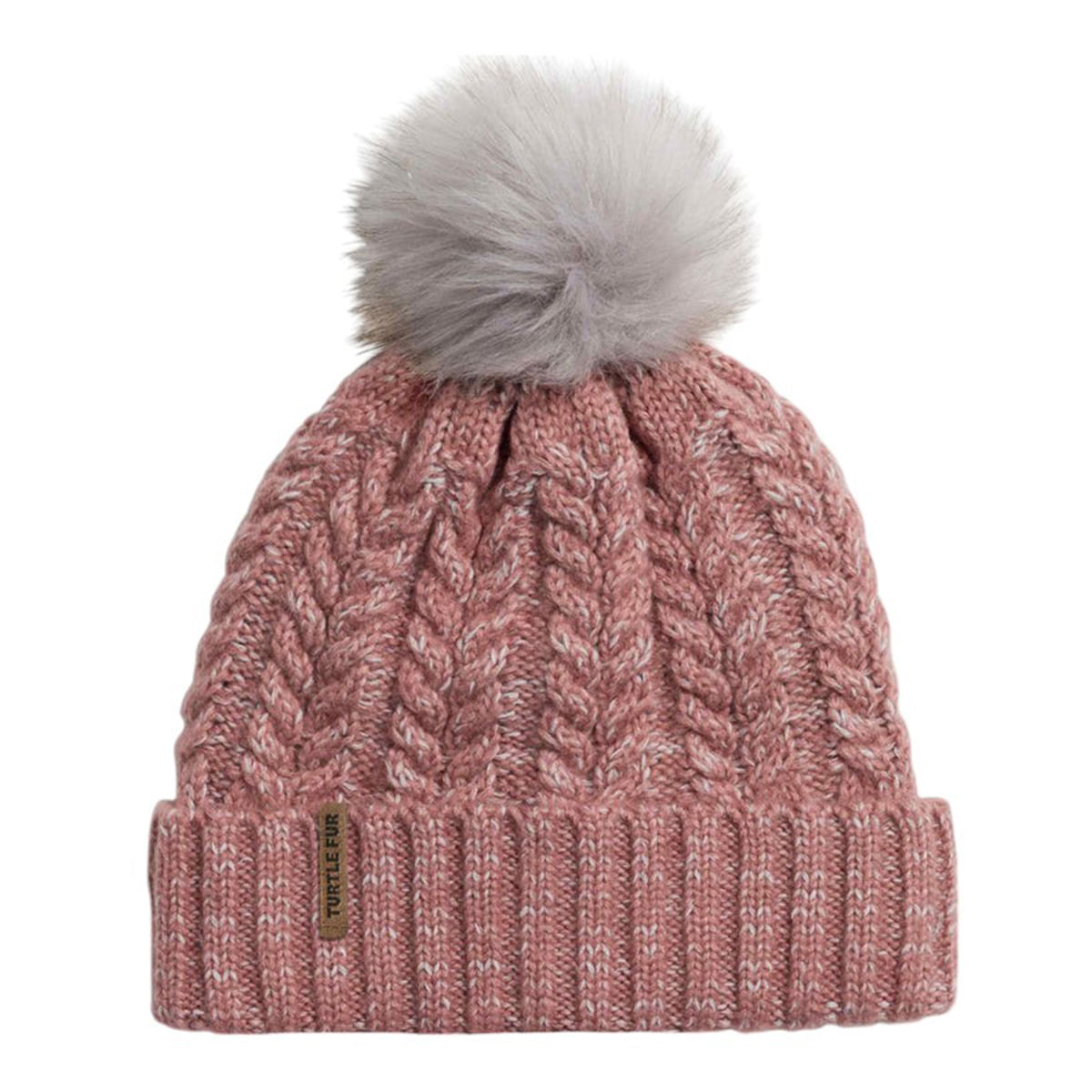 Turtle-Fur-Ocean-Ragg-Wool-Lexi-Beanie-Blush
