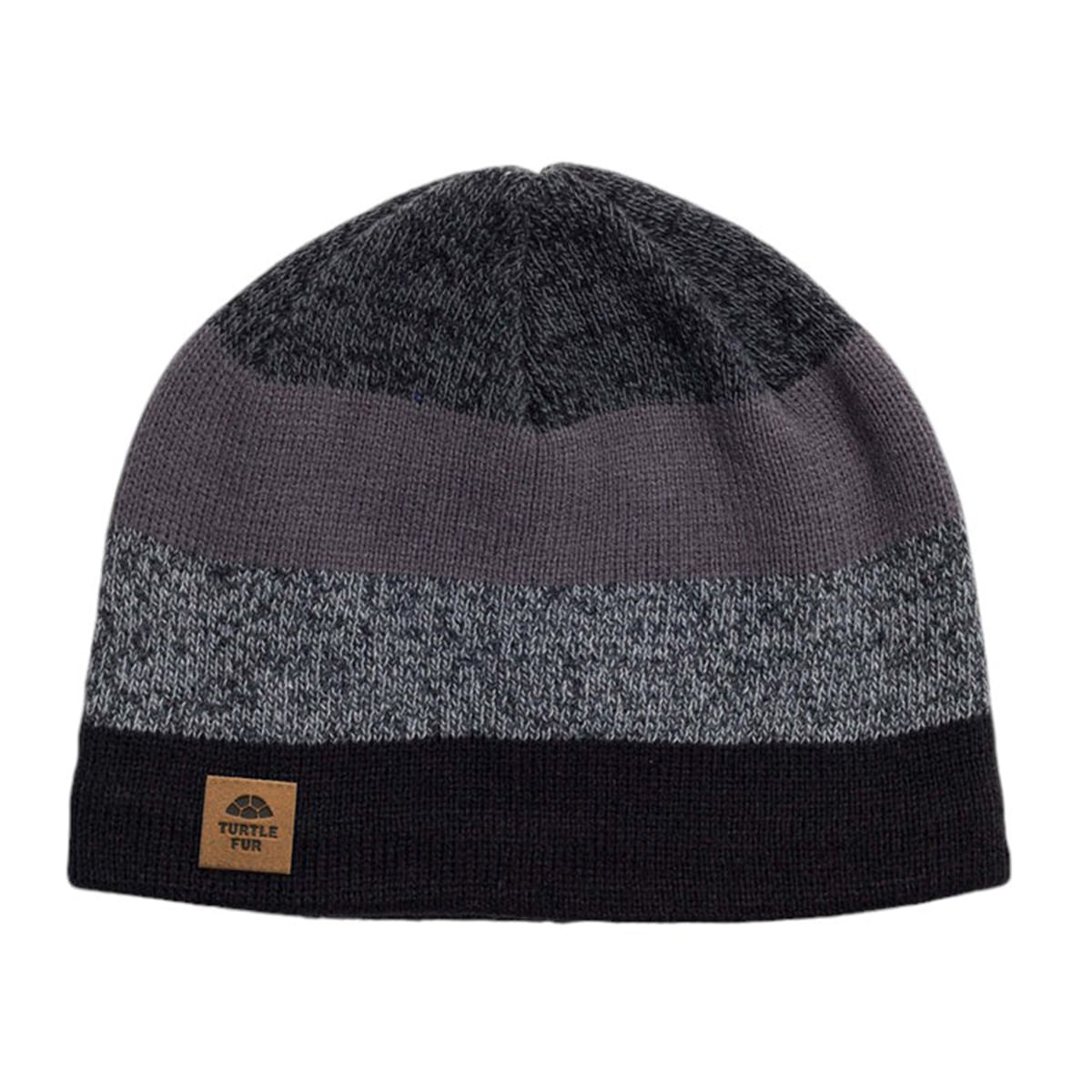 Turtle-Fur-Ocean-Ragg-Wool-BTV-Beanie---Youth-Black-Heather